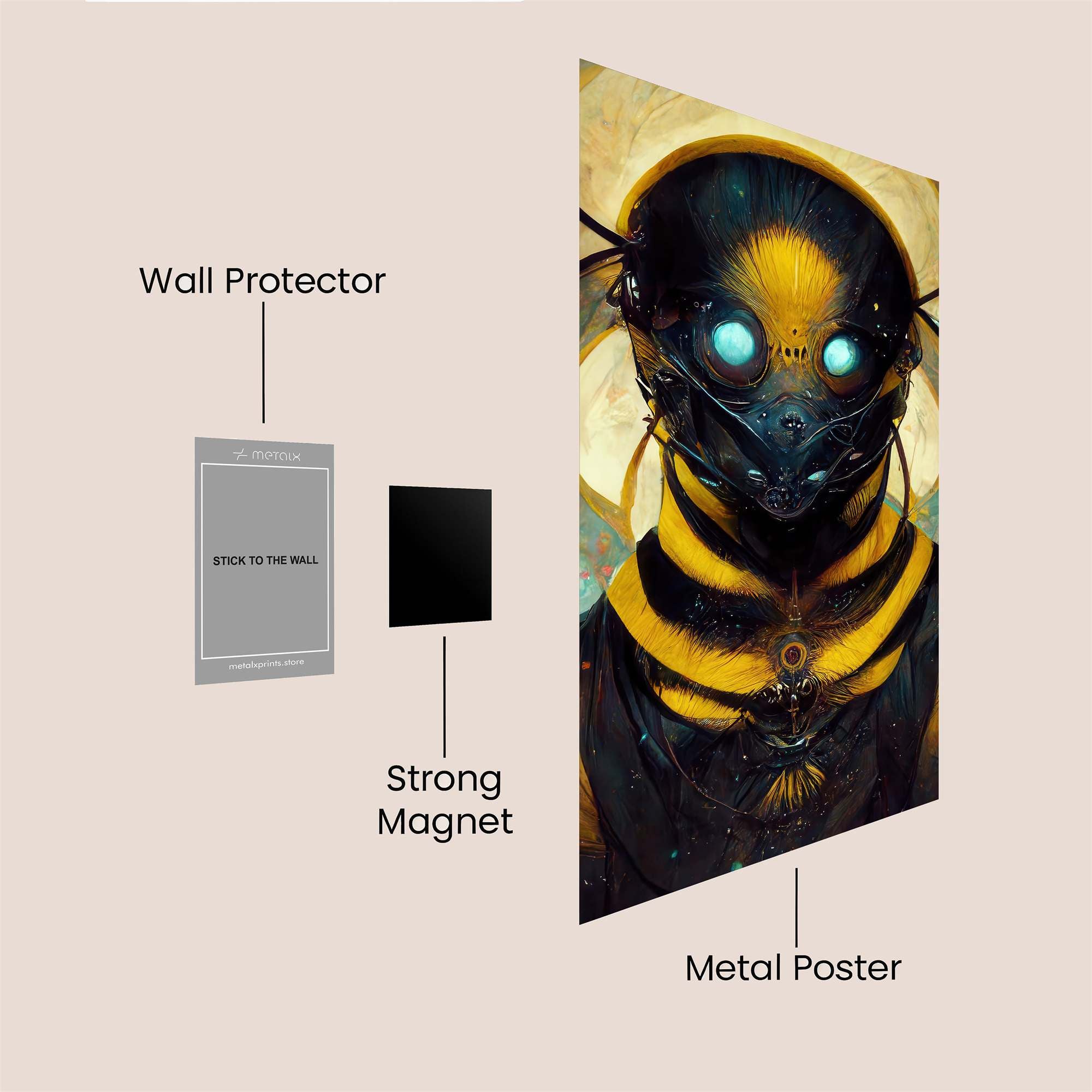 Alien Serenity Safe Wall Magnetic / M