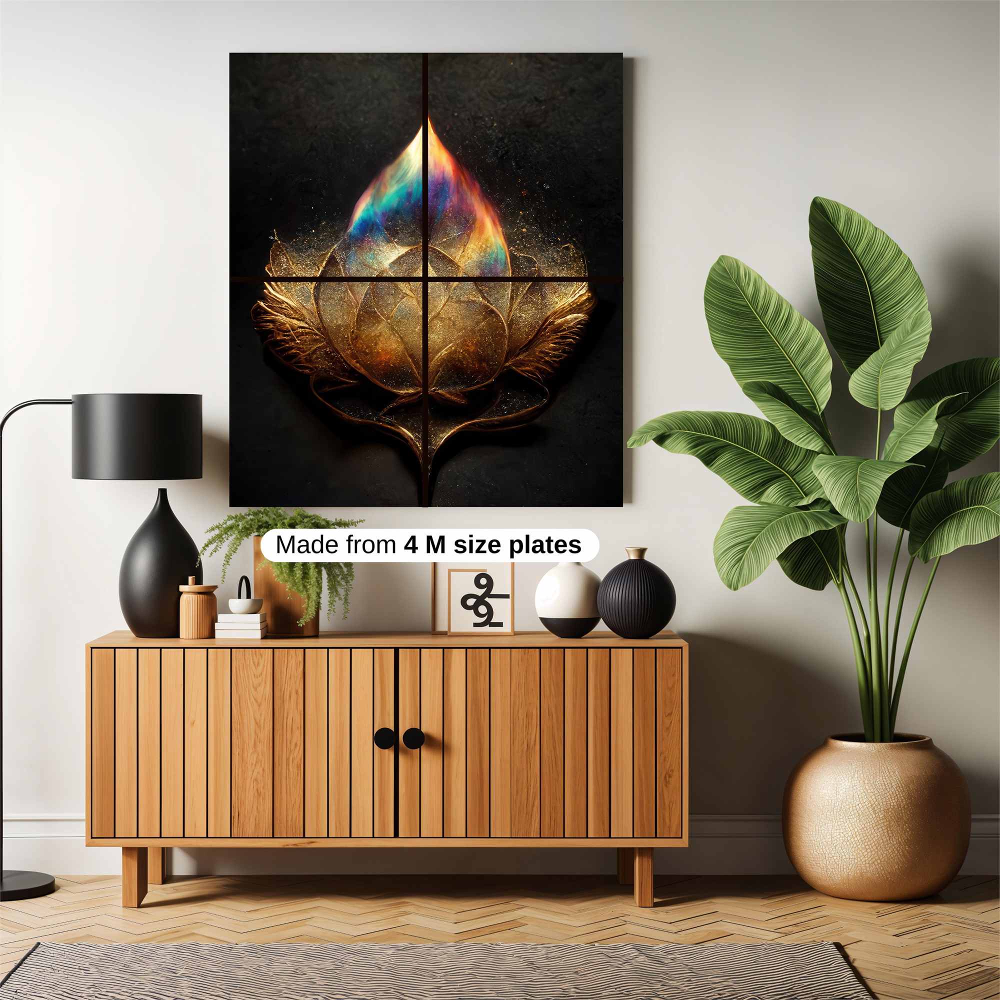 Flame Lotus Safe Wall Magnetic / M