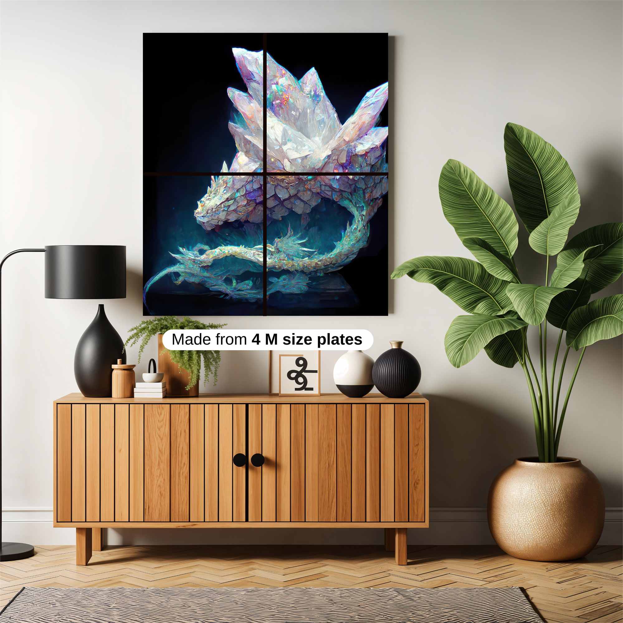 Crystal Serenity Safe Wall Magnetic / M