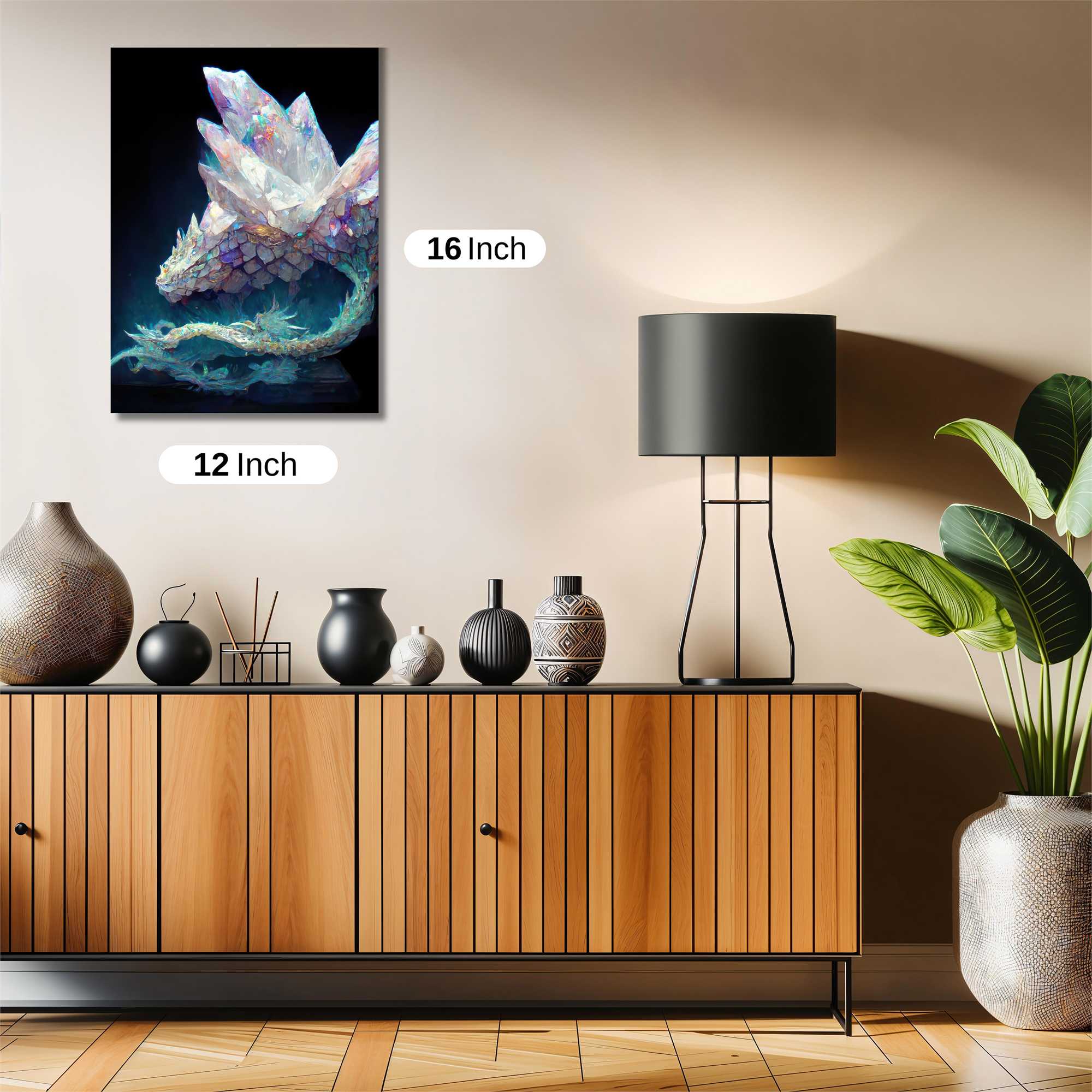 Crystal Serenity Safe Wall Magnetic / M