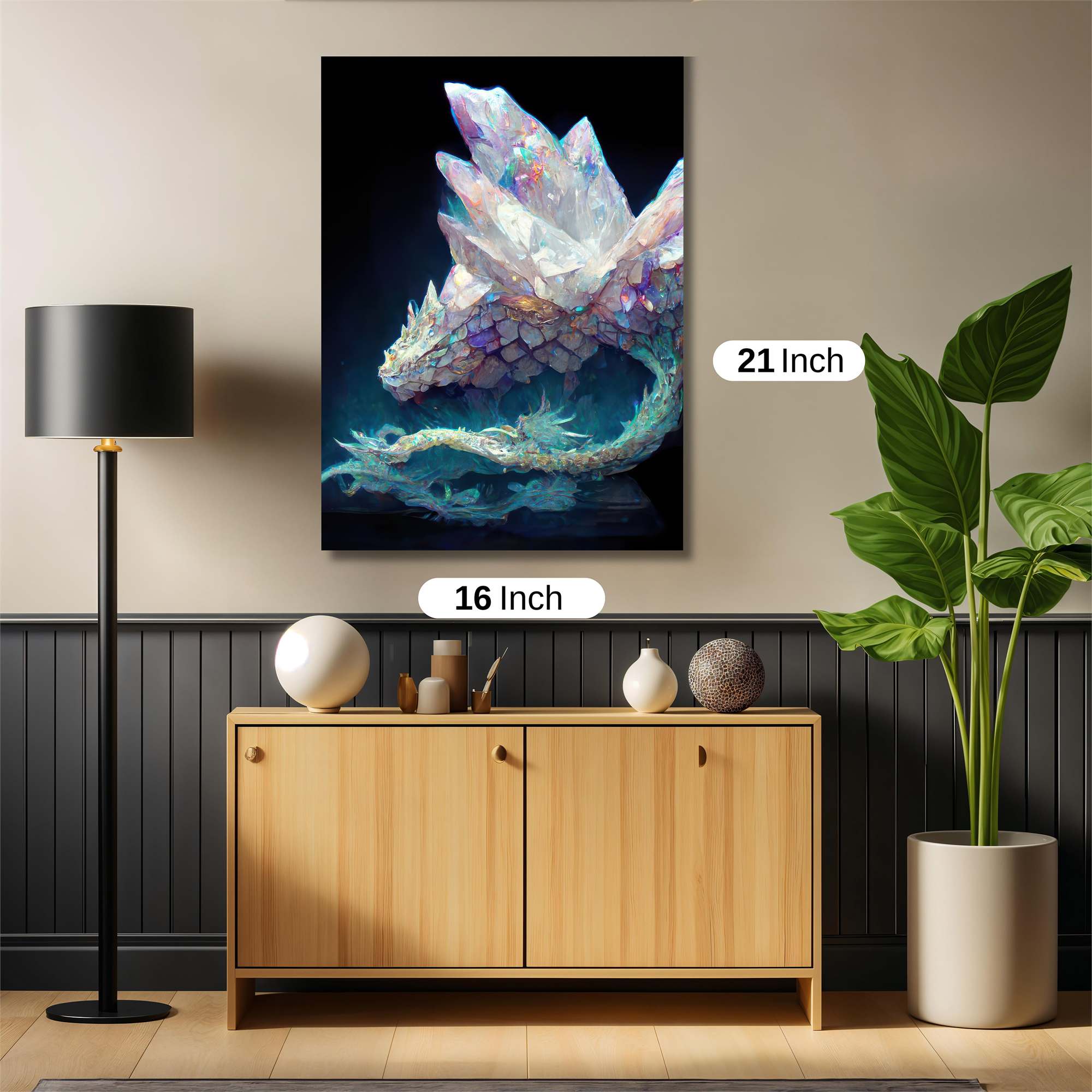 Crystal Serenity Safe Wall Magnetic / M