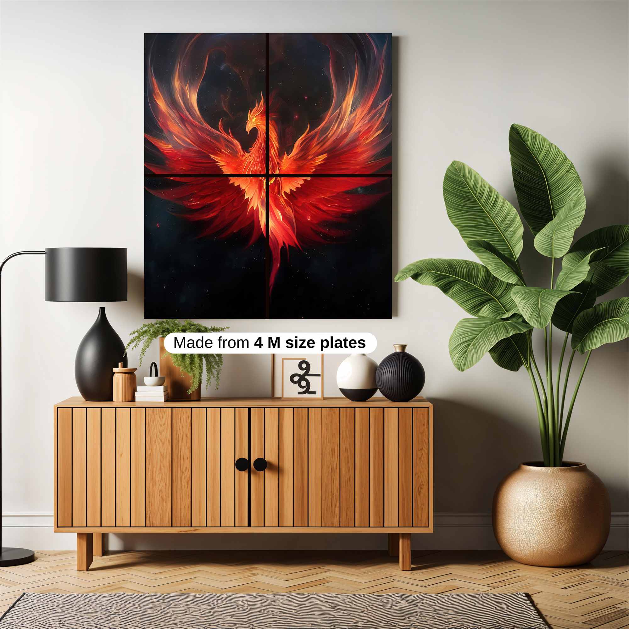 Phoenix Blaze Safe Wall Magnetic / M