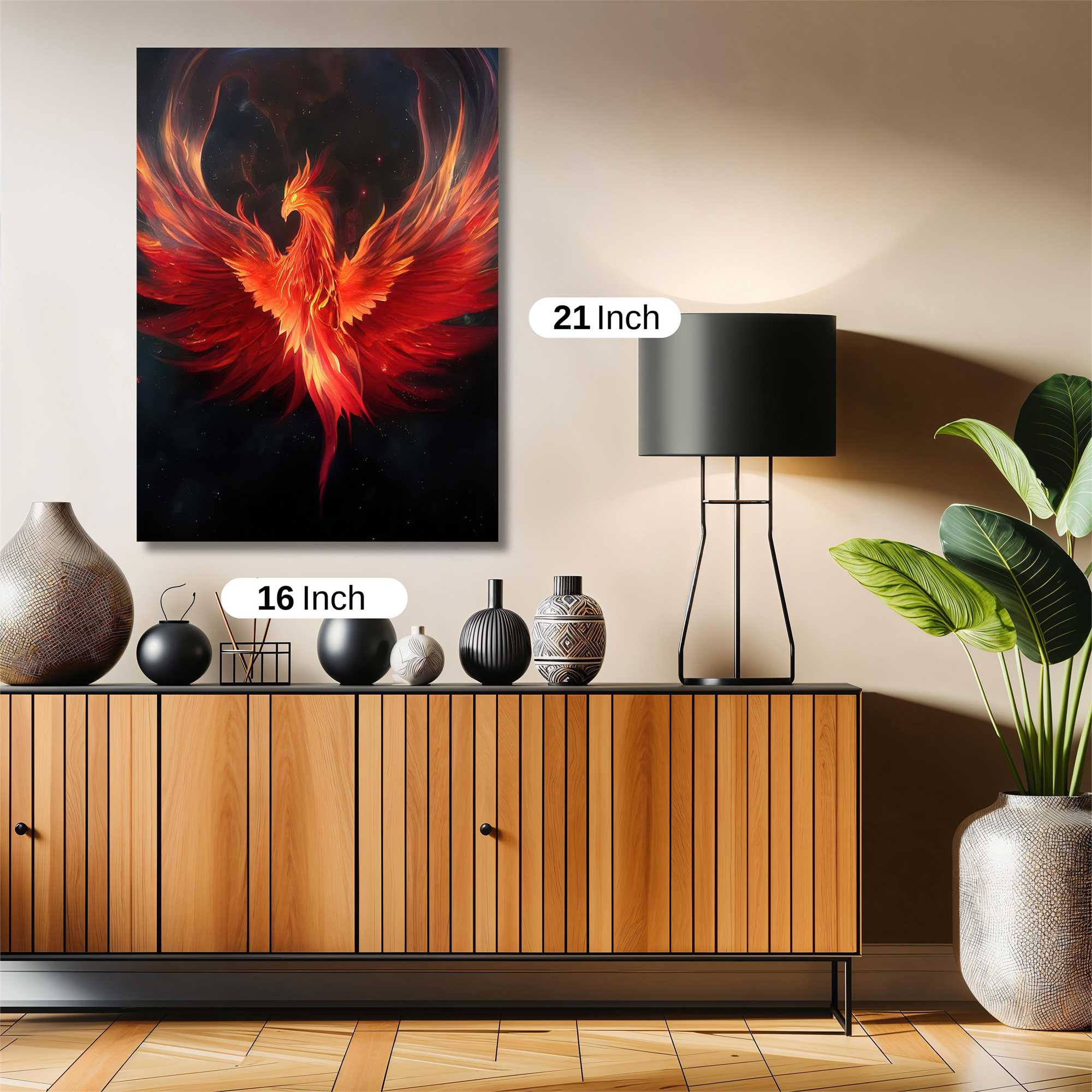 Phoenix Blaze Safe Wall Magnetic / M