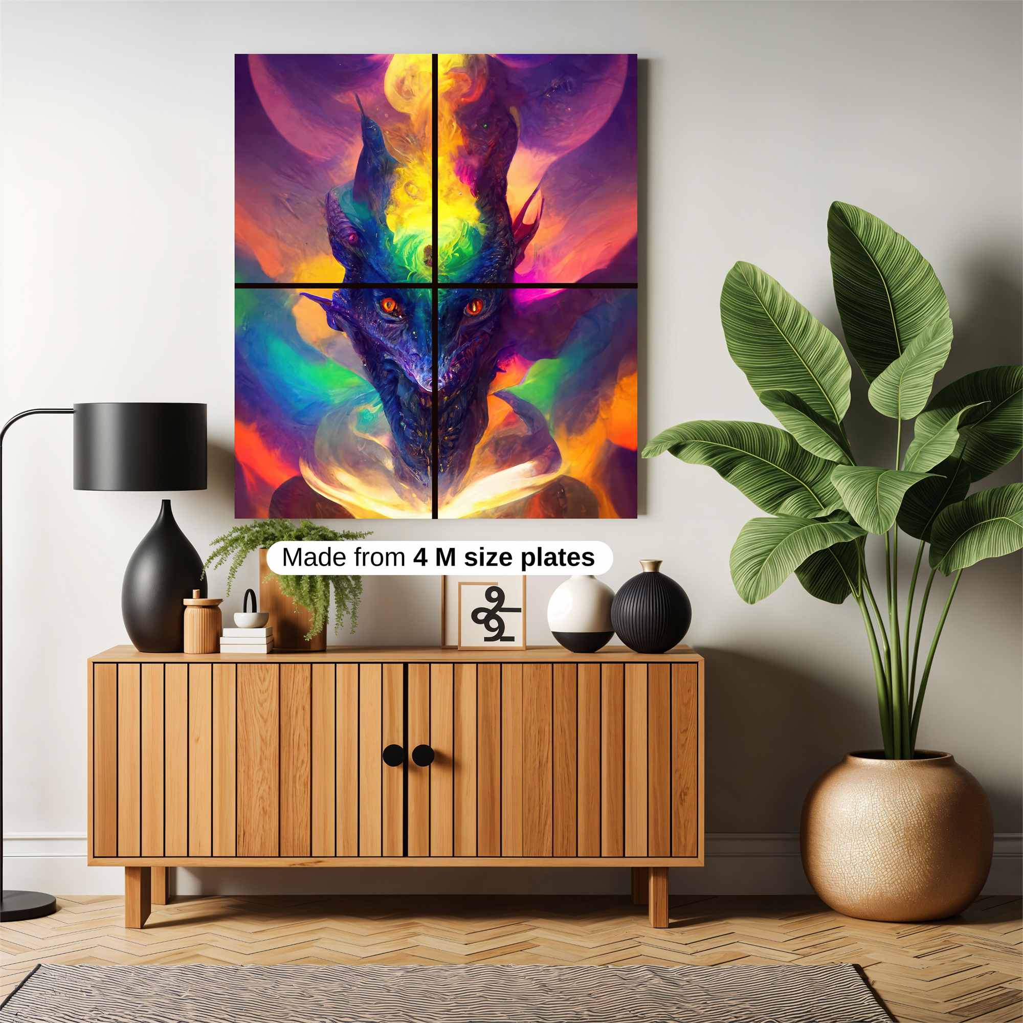 Cosmic Dragon Safe Wall Magnetic / M