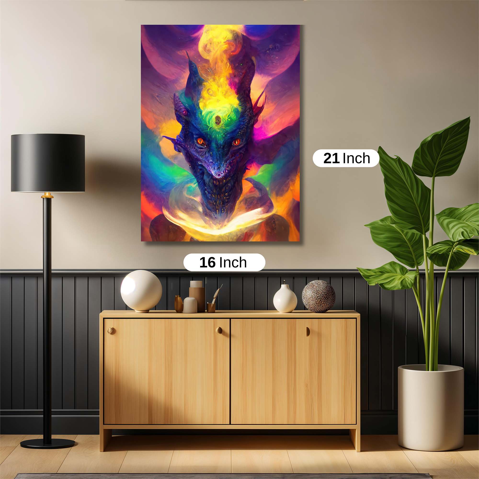 Cosmic Dragon Safe Wall Magnetic / M