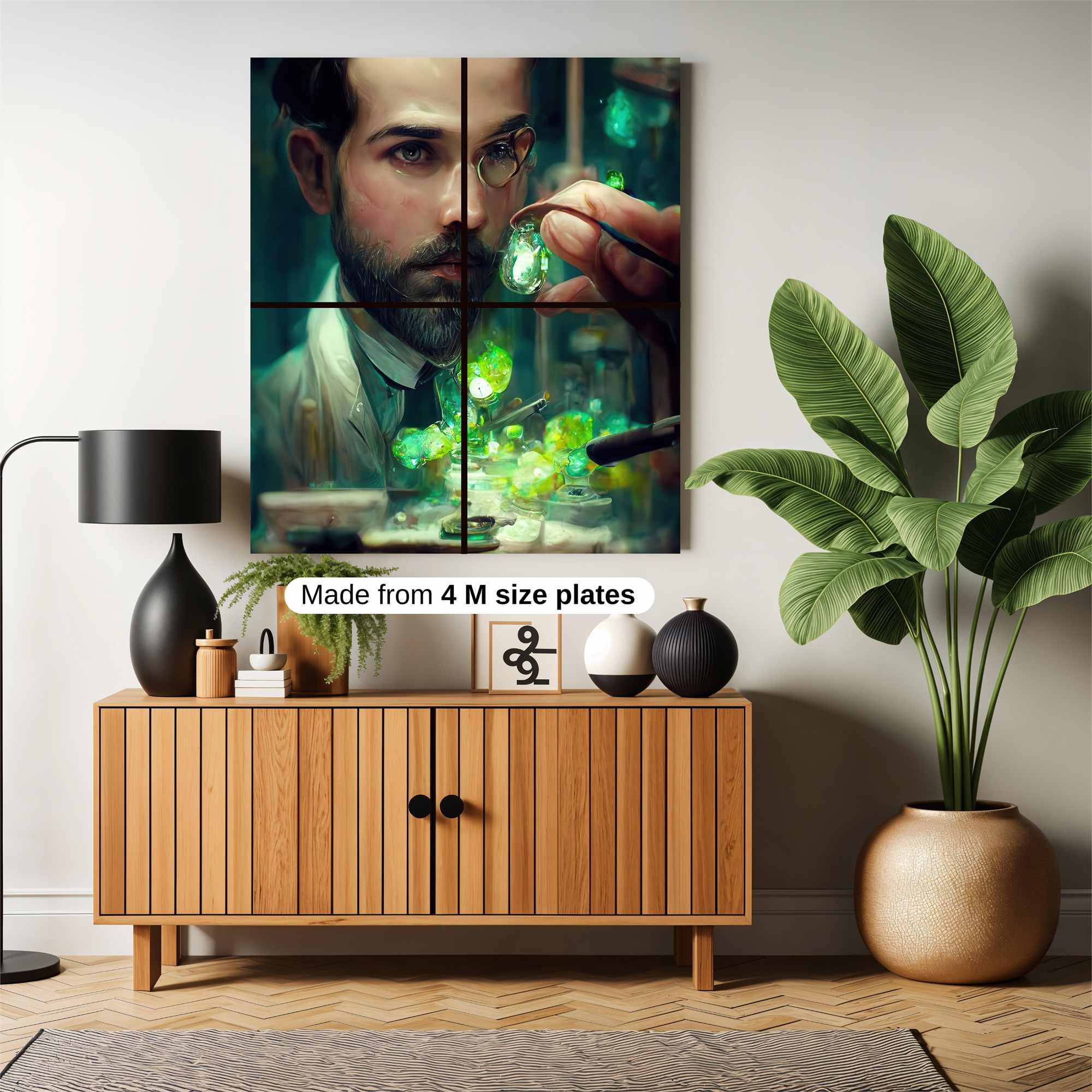 Curie's Glow Safe Wall Magnetic / M