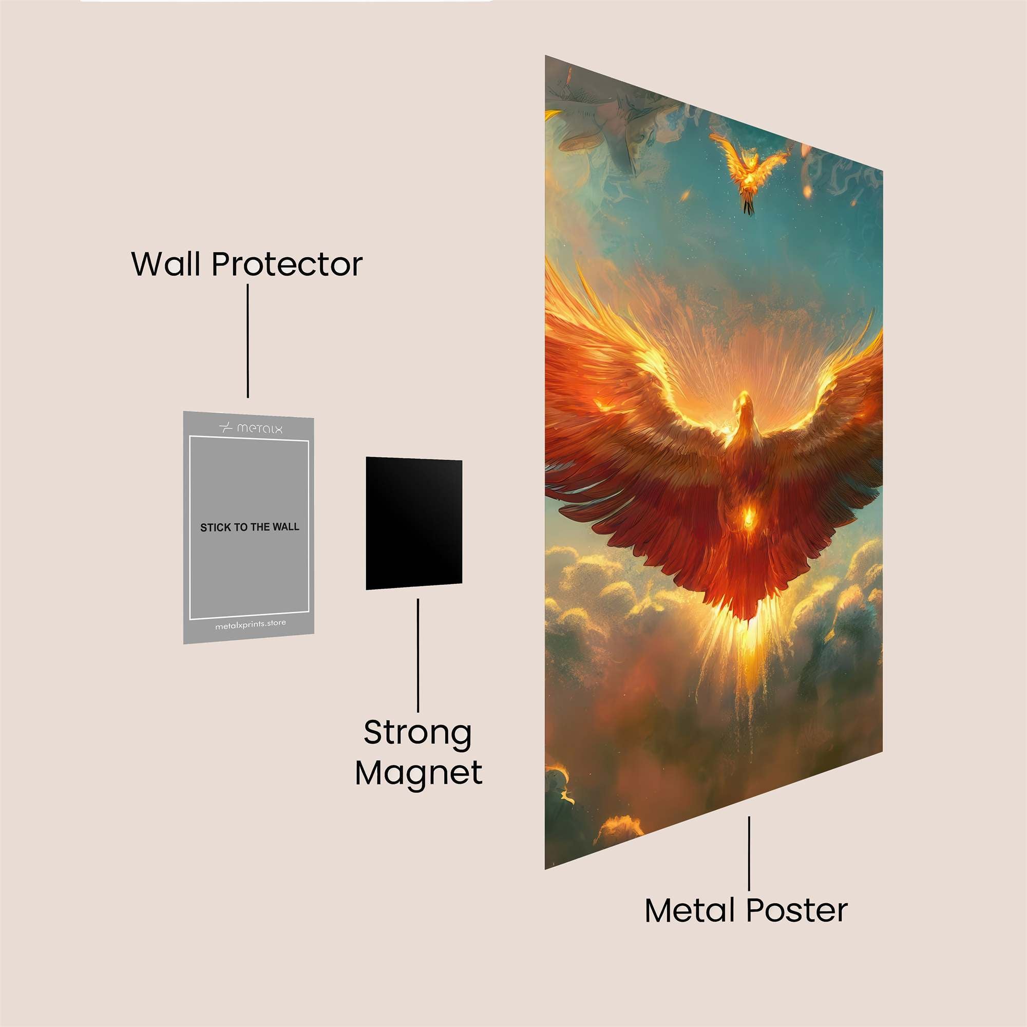 Phoenix Radiance Safe Wall Magnetic / M