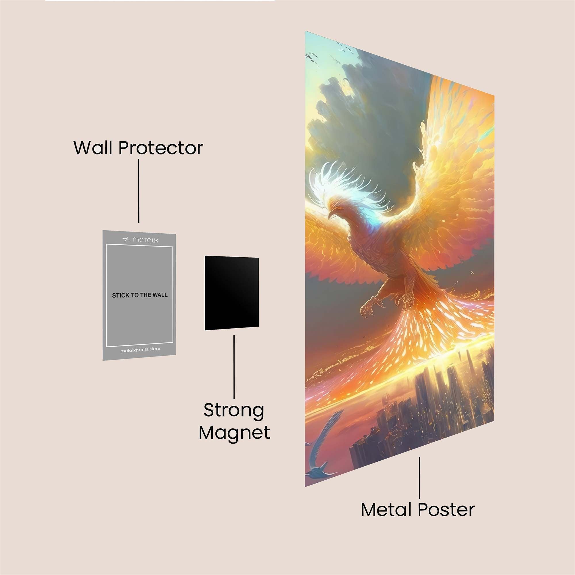 Phoenix Radiant Safe Wall Magnetic / M