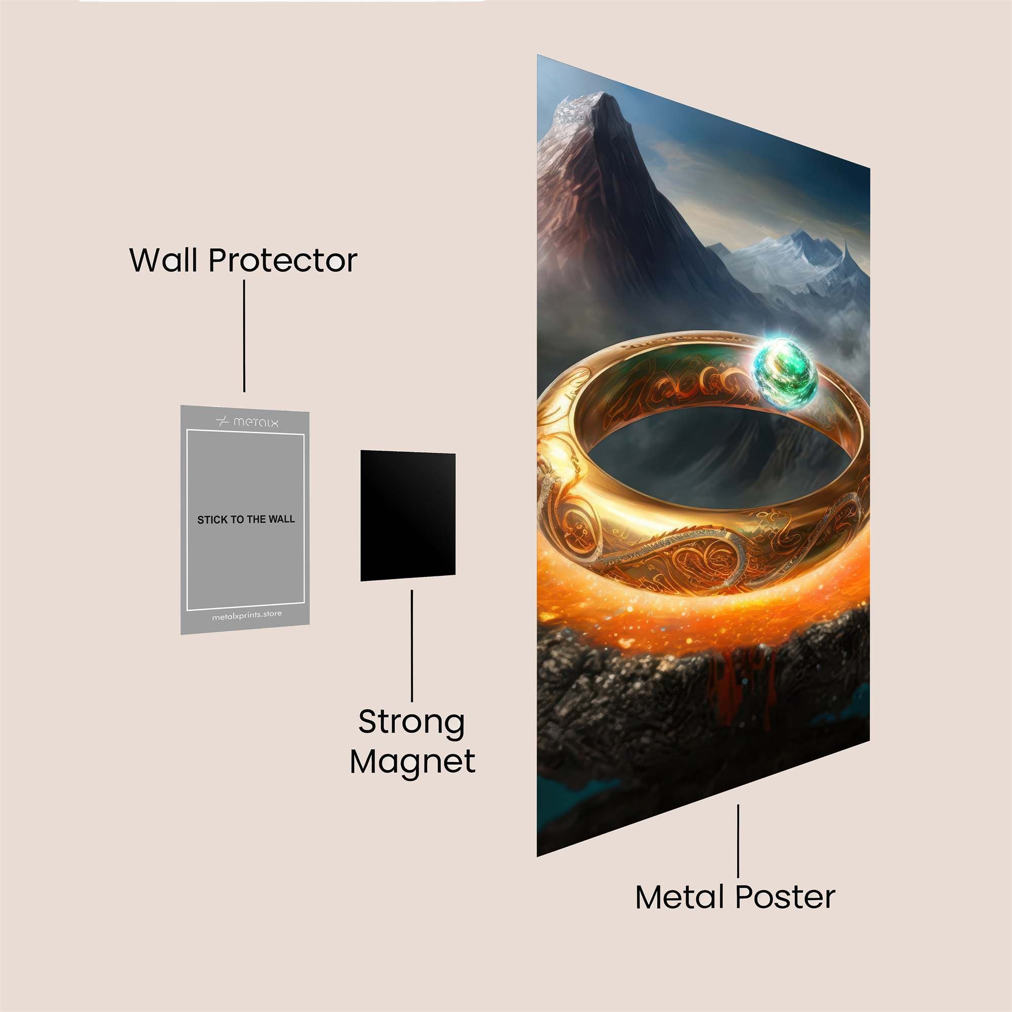 OneRing Enigmatic Safe Wall Magnetic / M