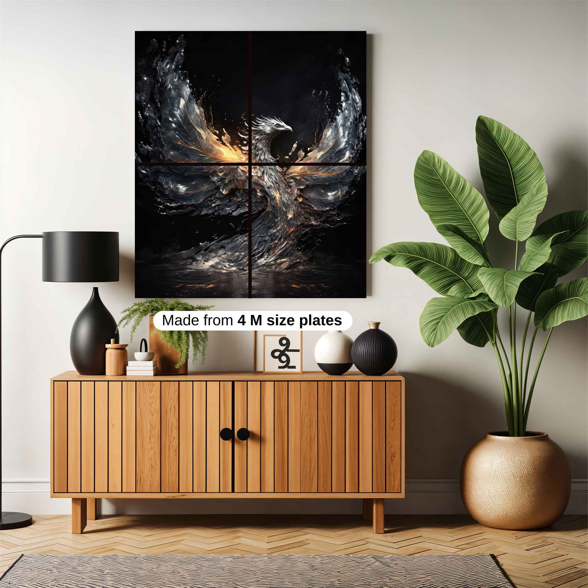 Phoenix Rebirth Safe Wall Magnetic / M