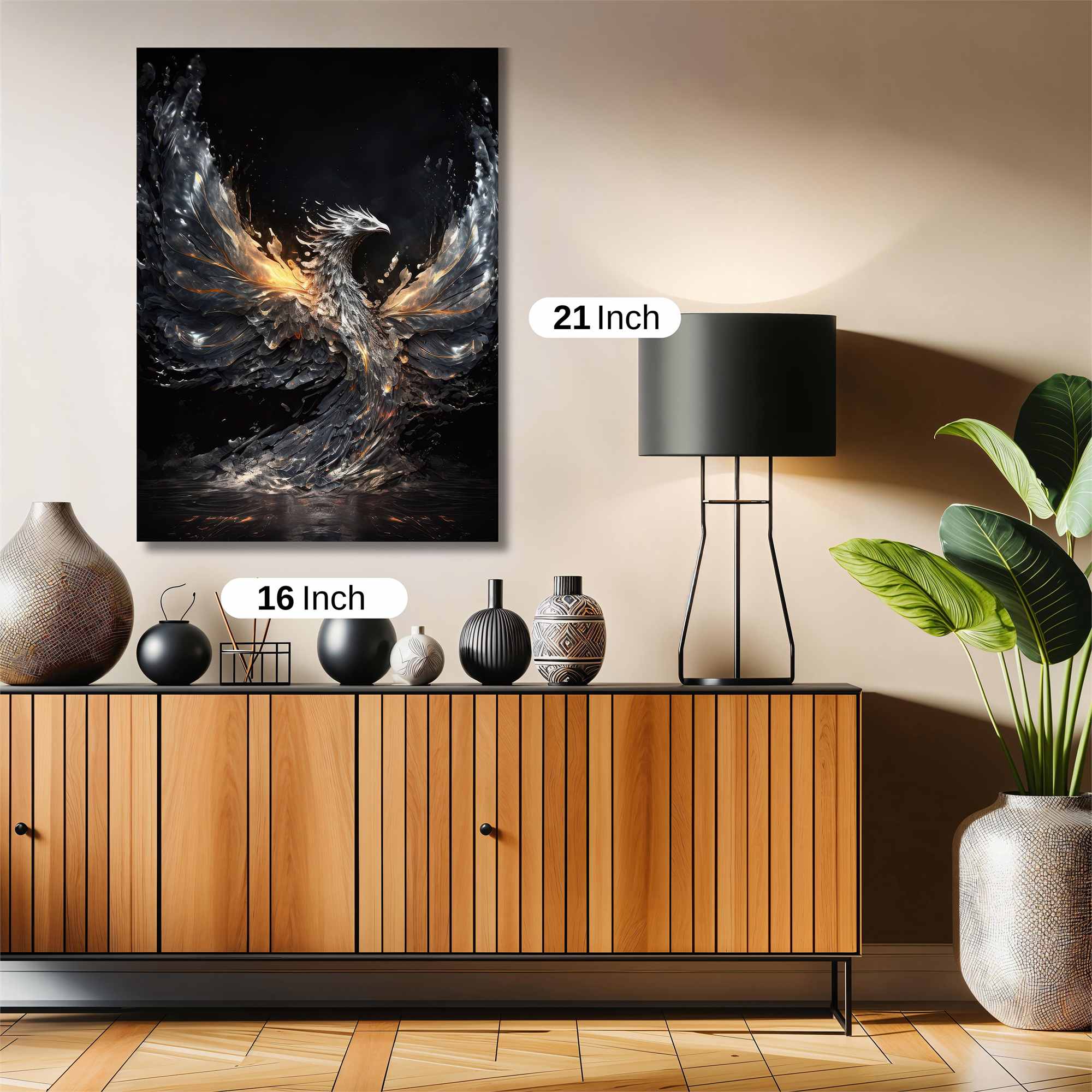 Phoenix Rebirth Safe Wall Magnetic / M