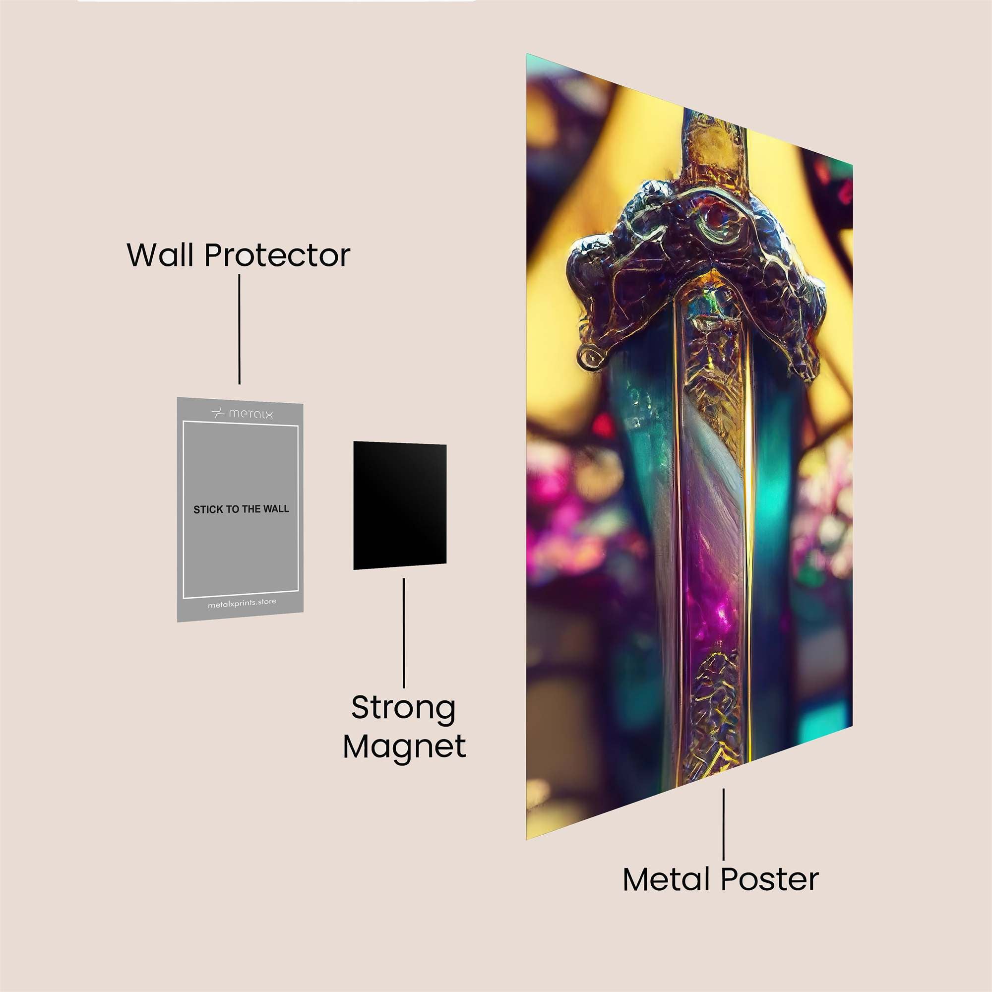 Excalibur Radiant Safe Wall Magnetic / M