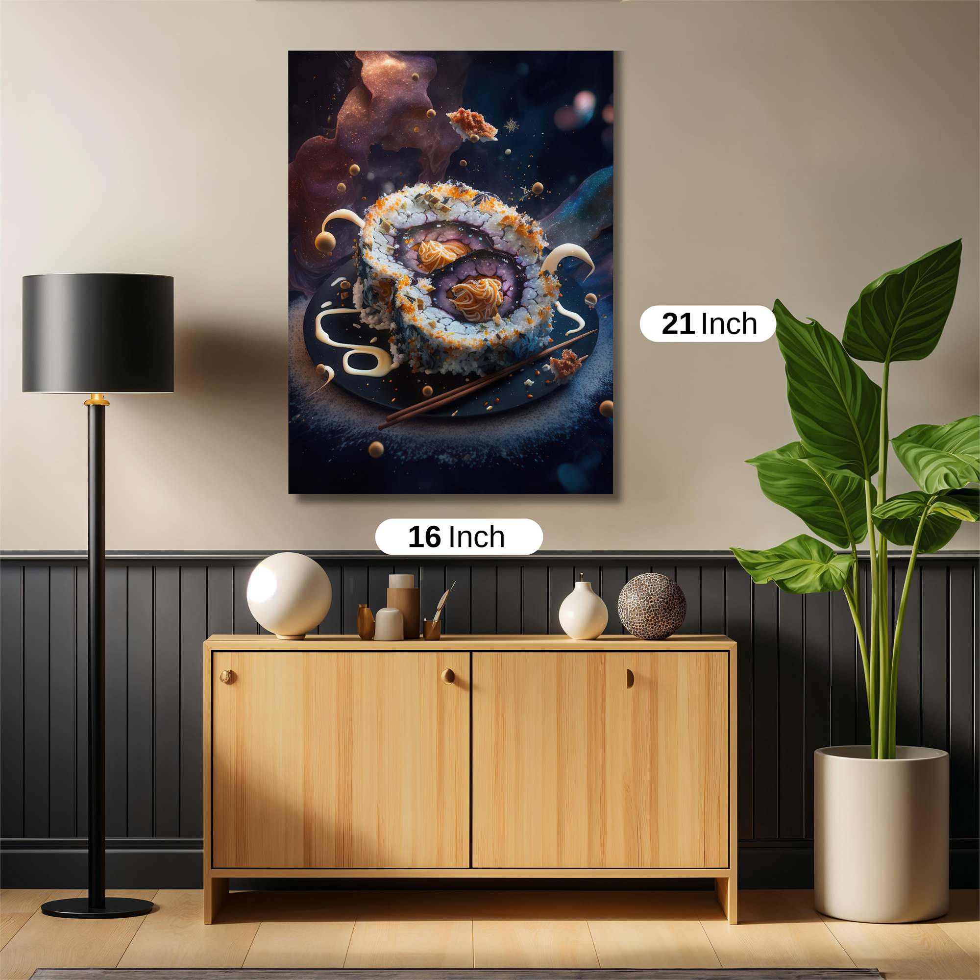 Sushi Nebula Safe Wall Magnetic / M