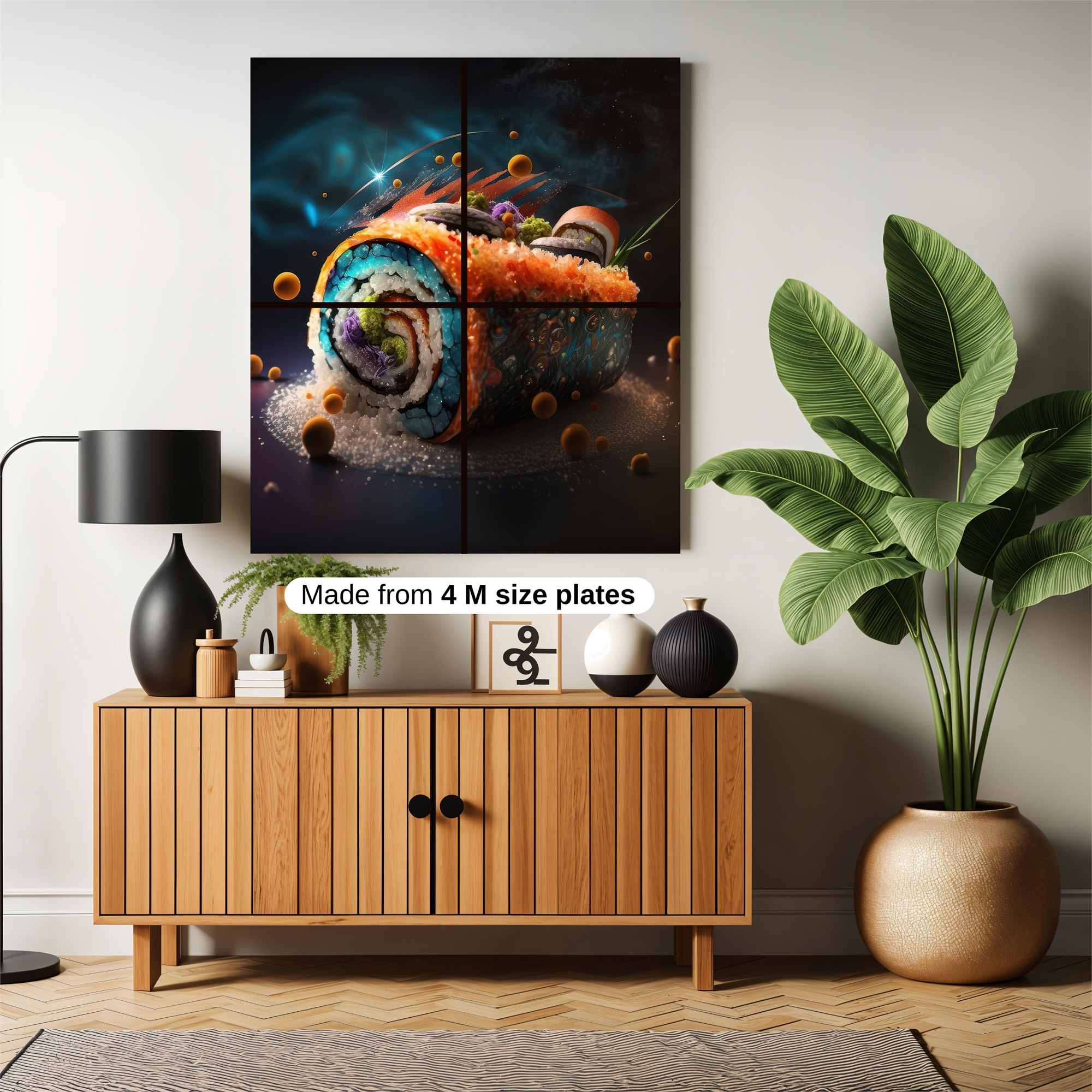 Sushi Galaxy Safe Wall Magnetic / M