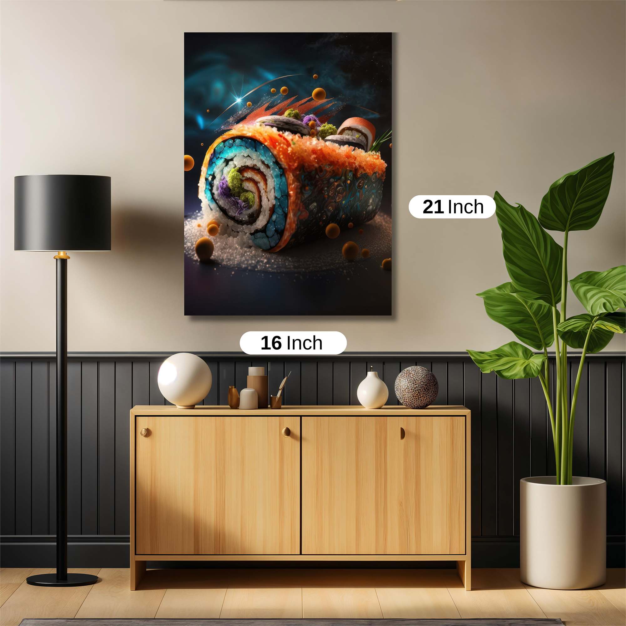 Sushi Galaxy Safe Wall Magnetic / M