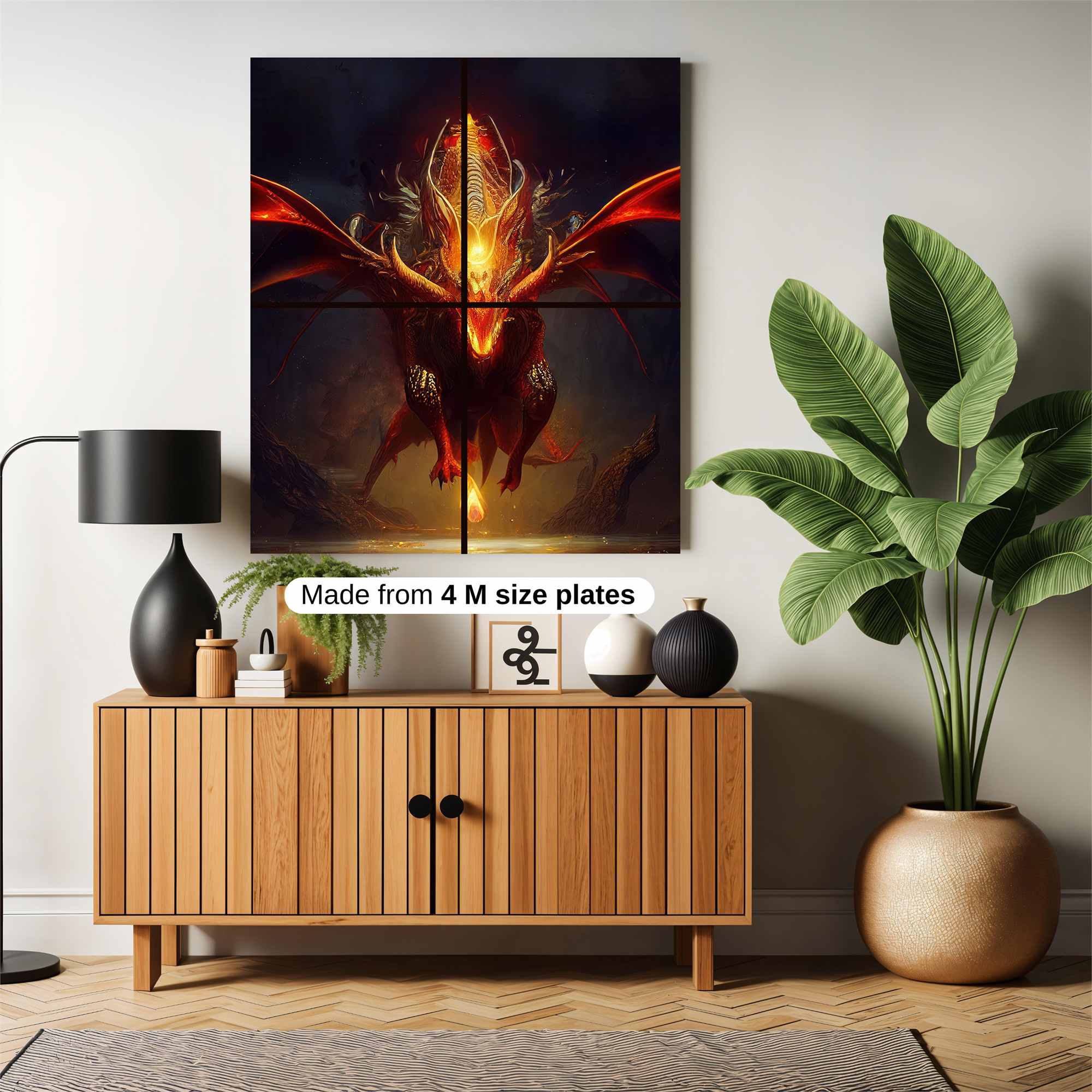 Dragon Blaze Safe Wall Magnetic / M