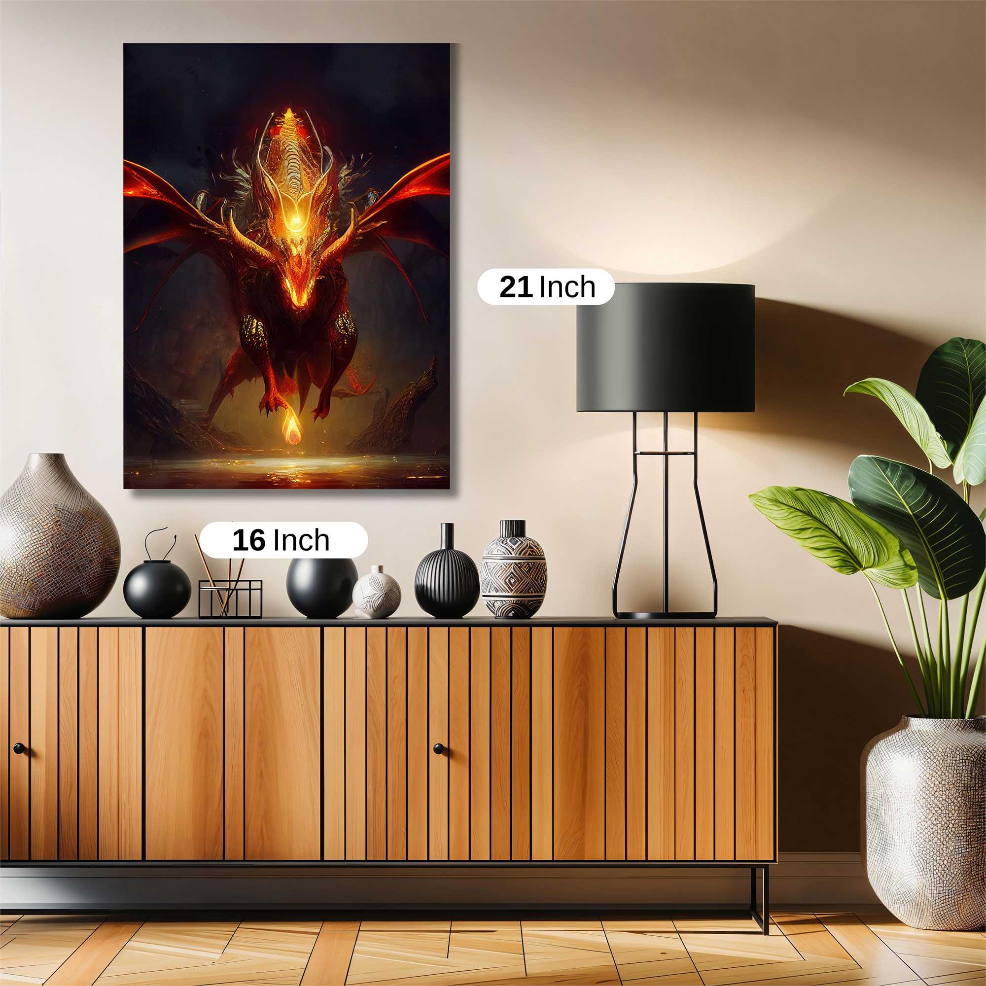 Dragon Blaze Safe Wall Magnetic / M