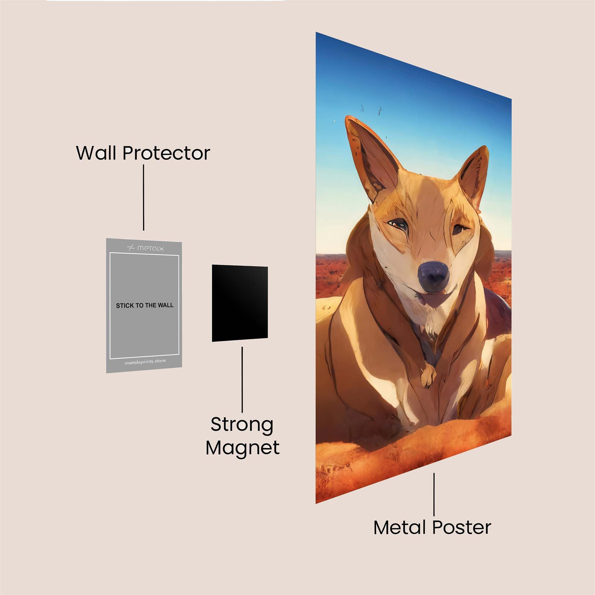 Dingo Serene Safe Wall Magnetic / M