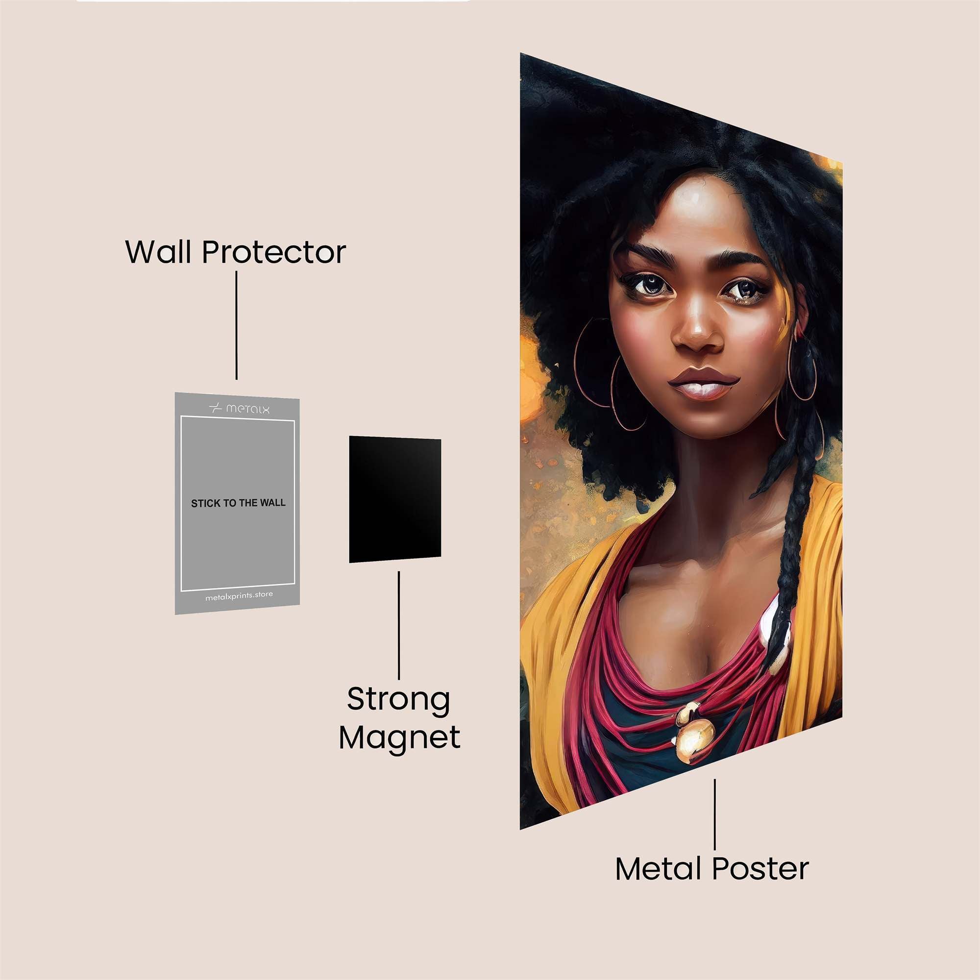 Afro Radiance Safe Wall Magnetic / M