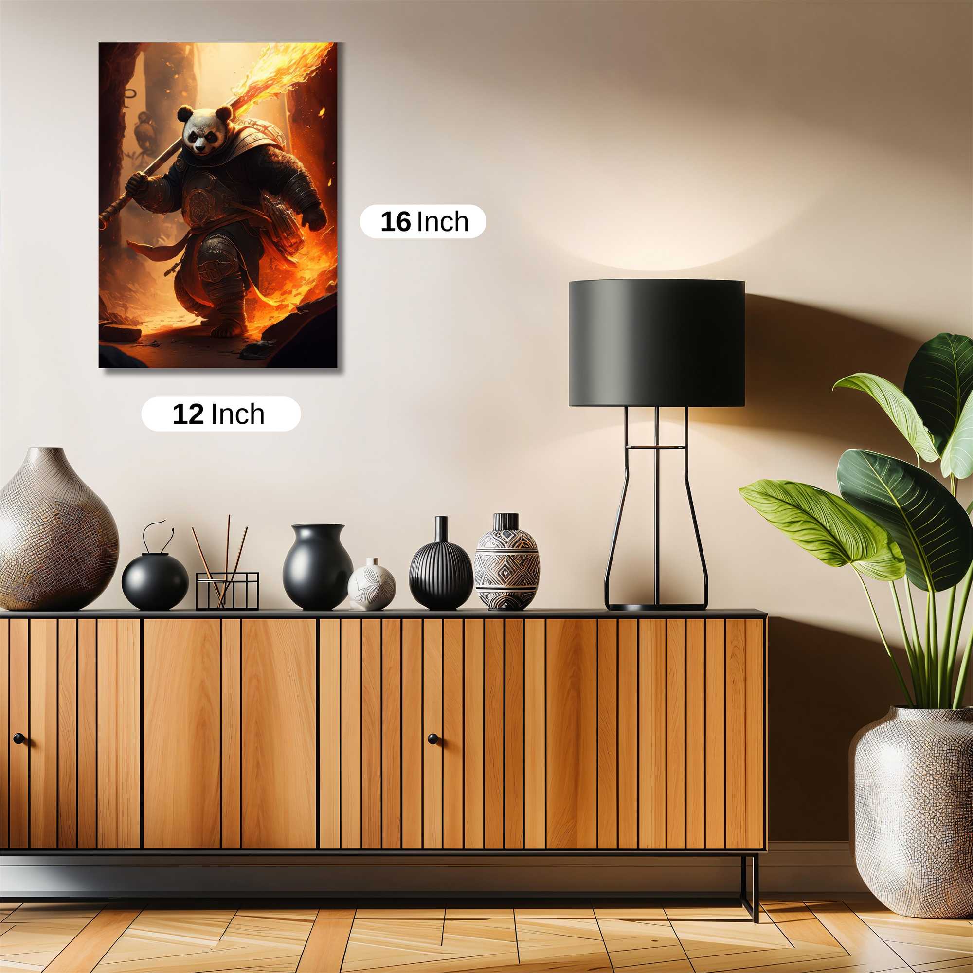 Panda Blaze Safe Wall Magnetic / M