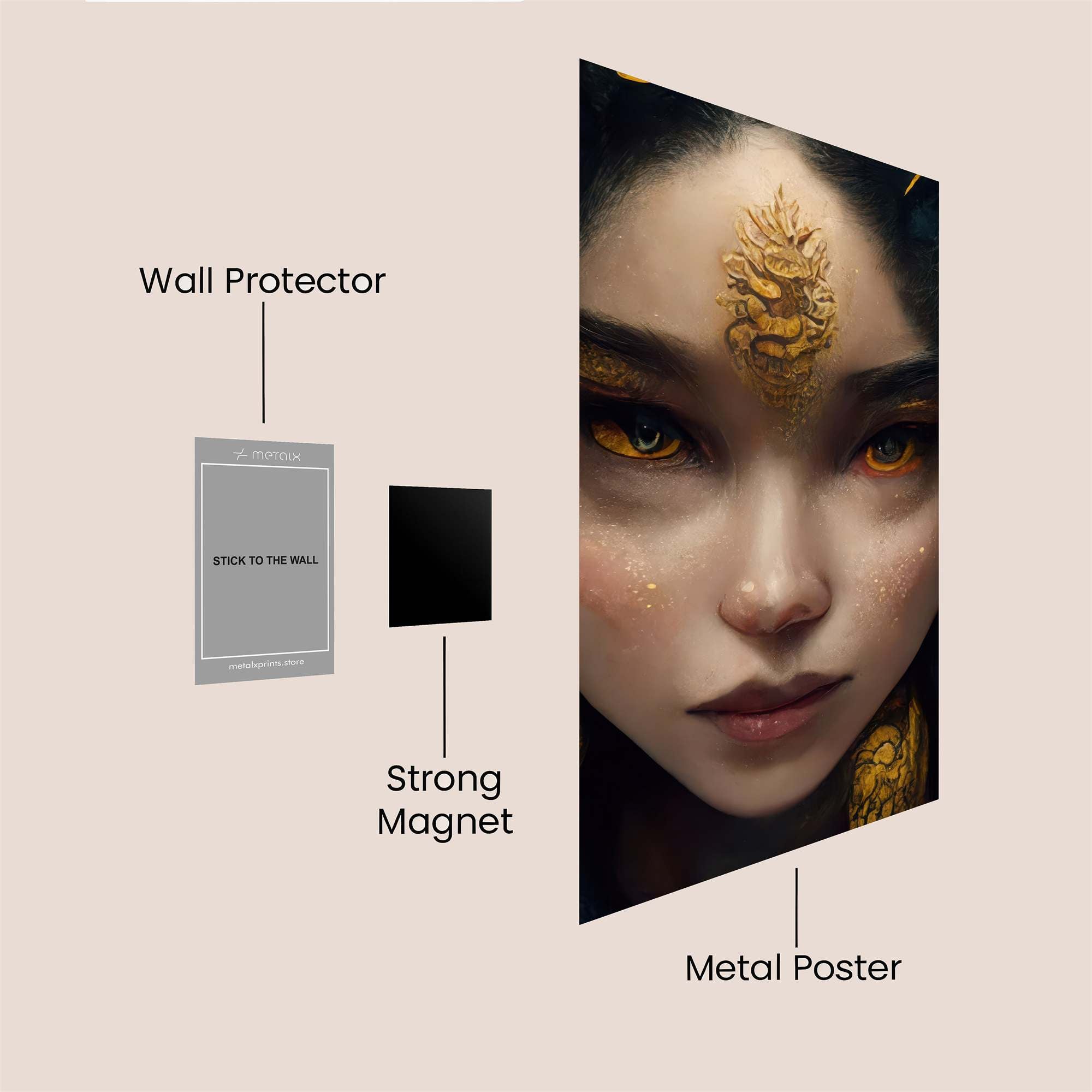 Serpentine Enigma Safe Wall Magnetic / M