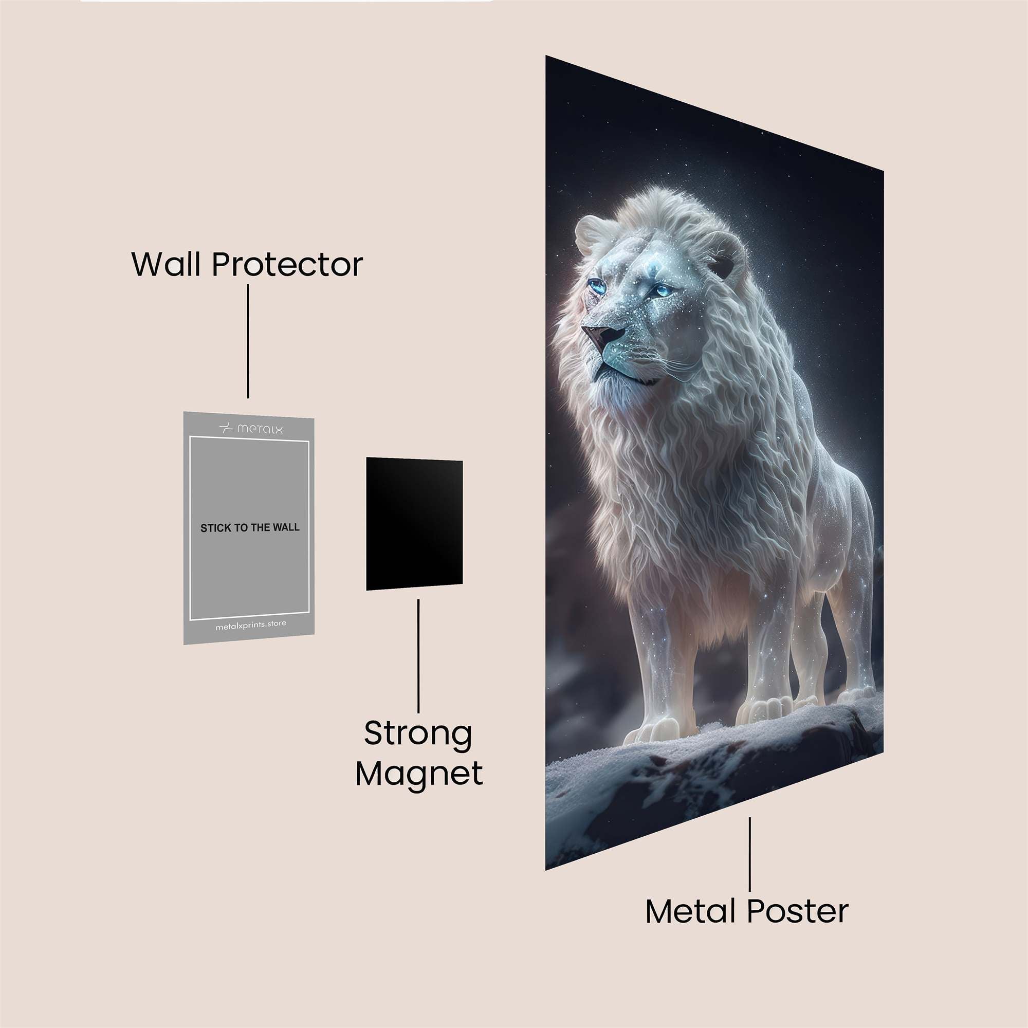 Moonlit Majesty Safe Wall Magnetic / M