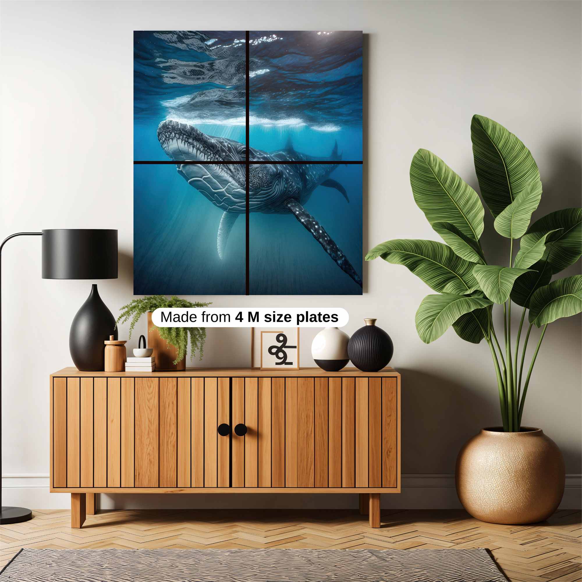 Blue Serenity Safe Wall Magnetic / M