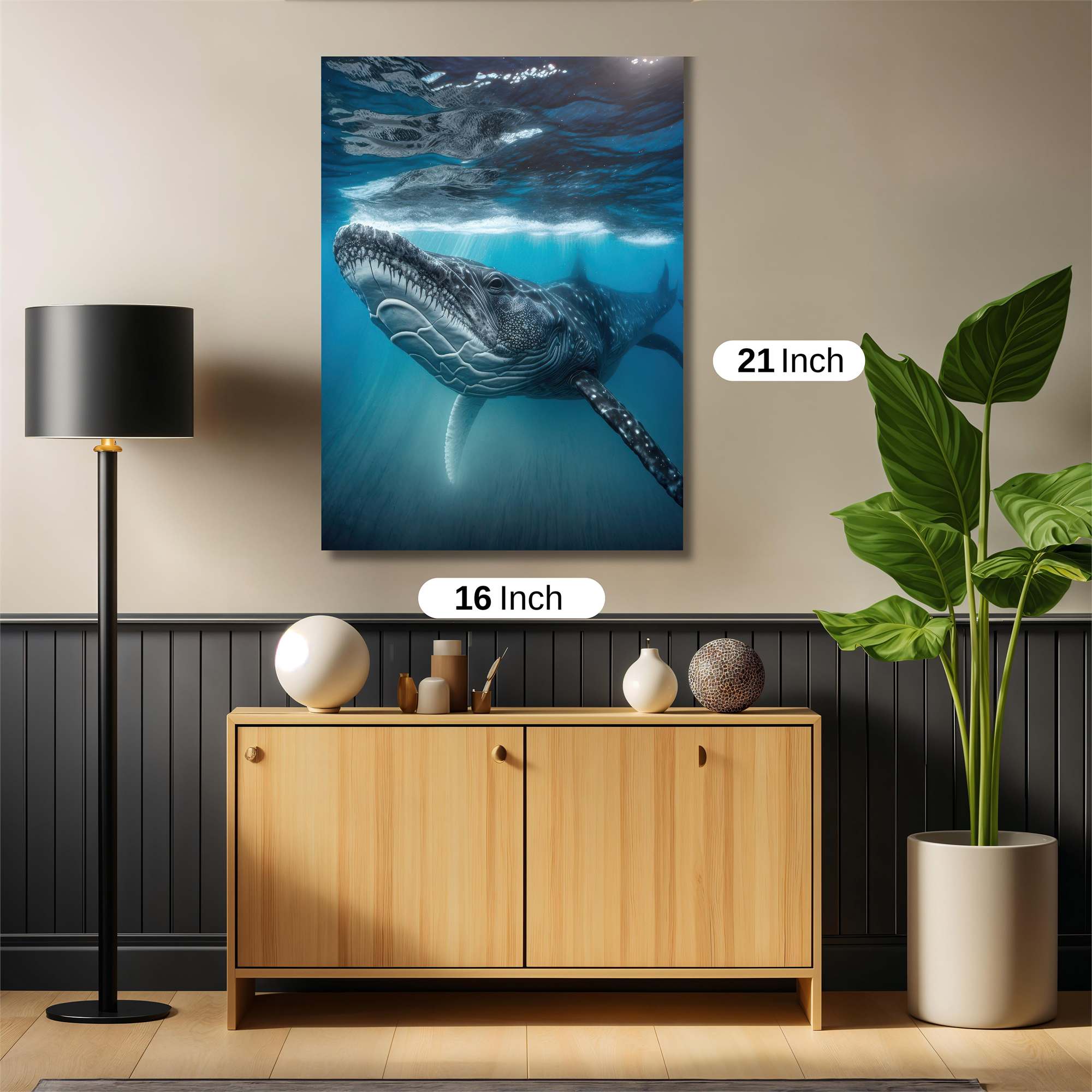 Blue Serenity Safe Wall Magnetic / M