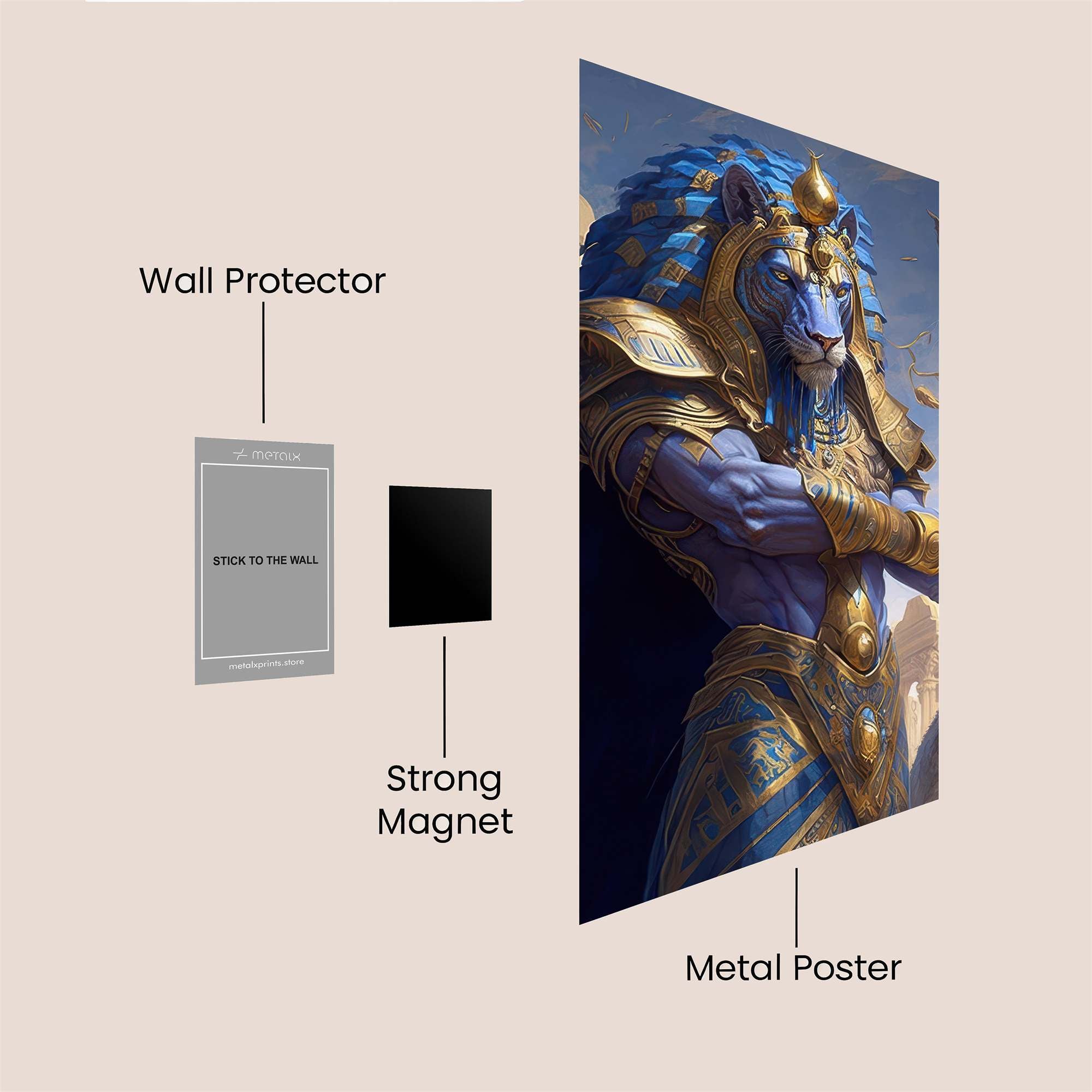 Sekhmet Regal Safe Wall Magnetic / M