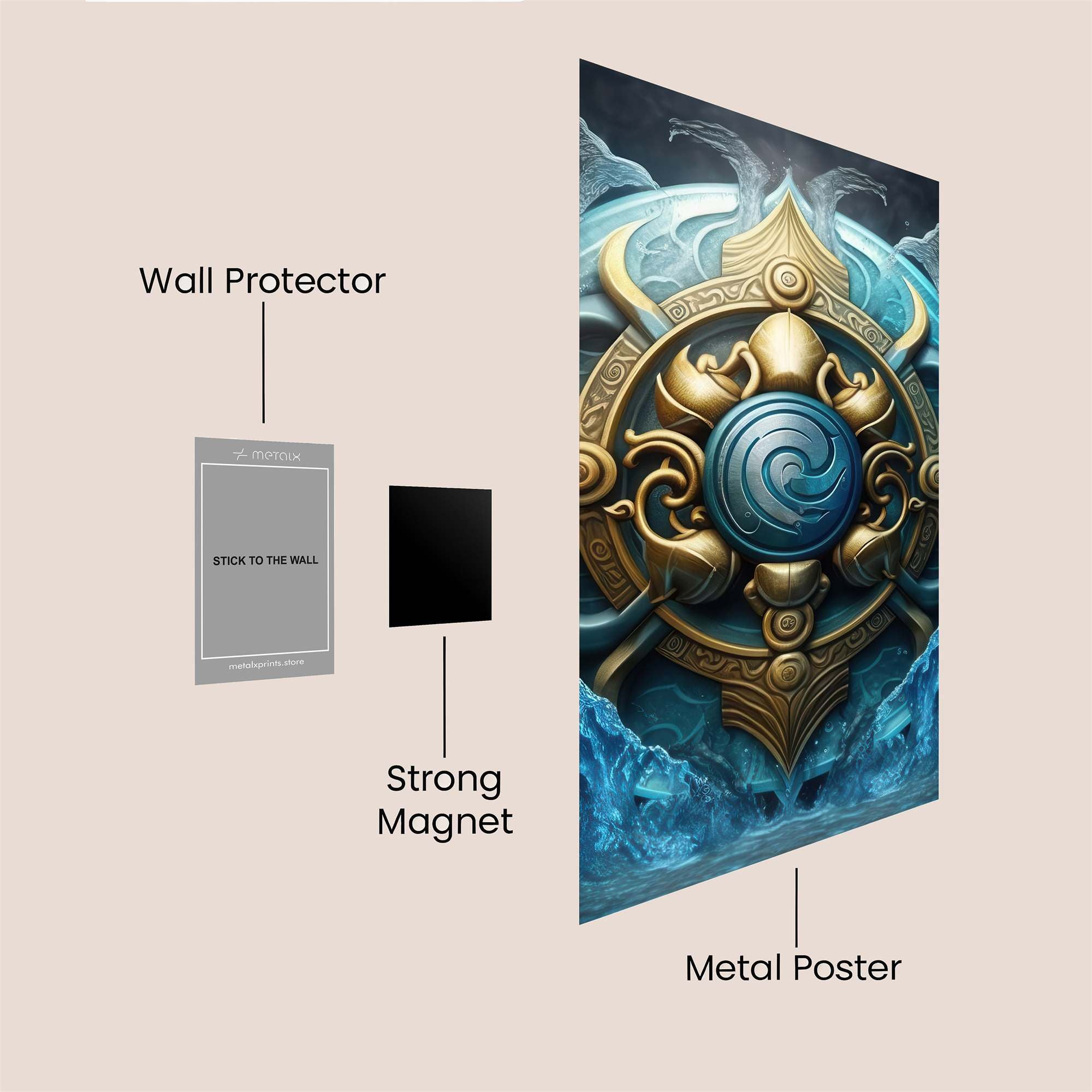 Aqua Serenity Safe Wall Magnetic / M