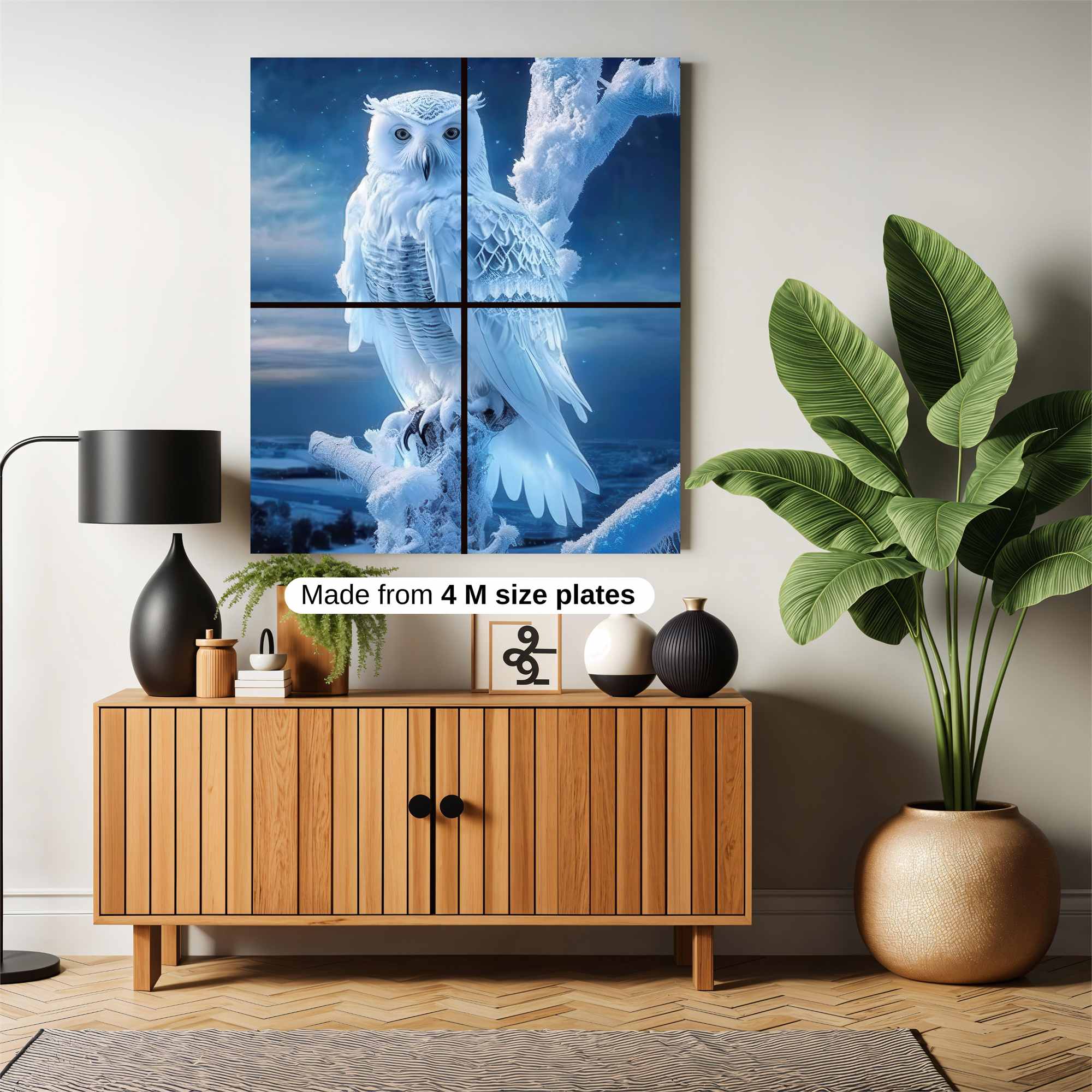 Snowy Serenity Safe Wall Magnetic / M