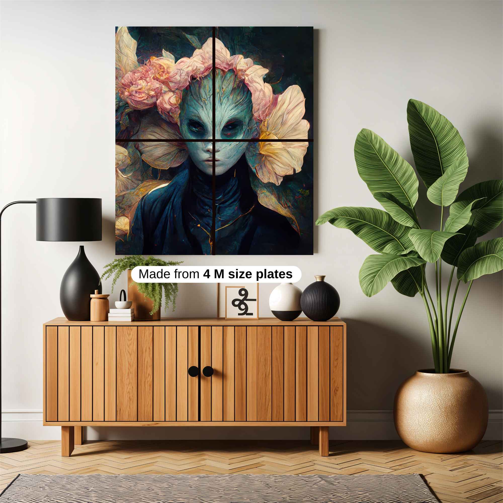 Flower Enigma Safe Wall Magnetic / M