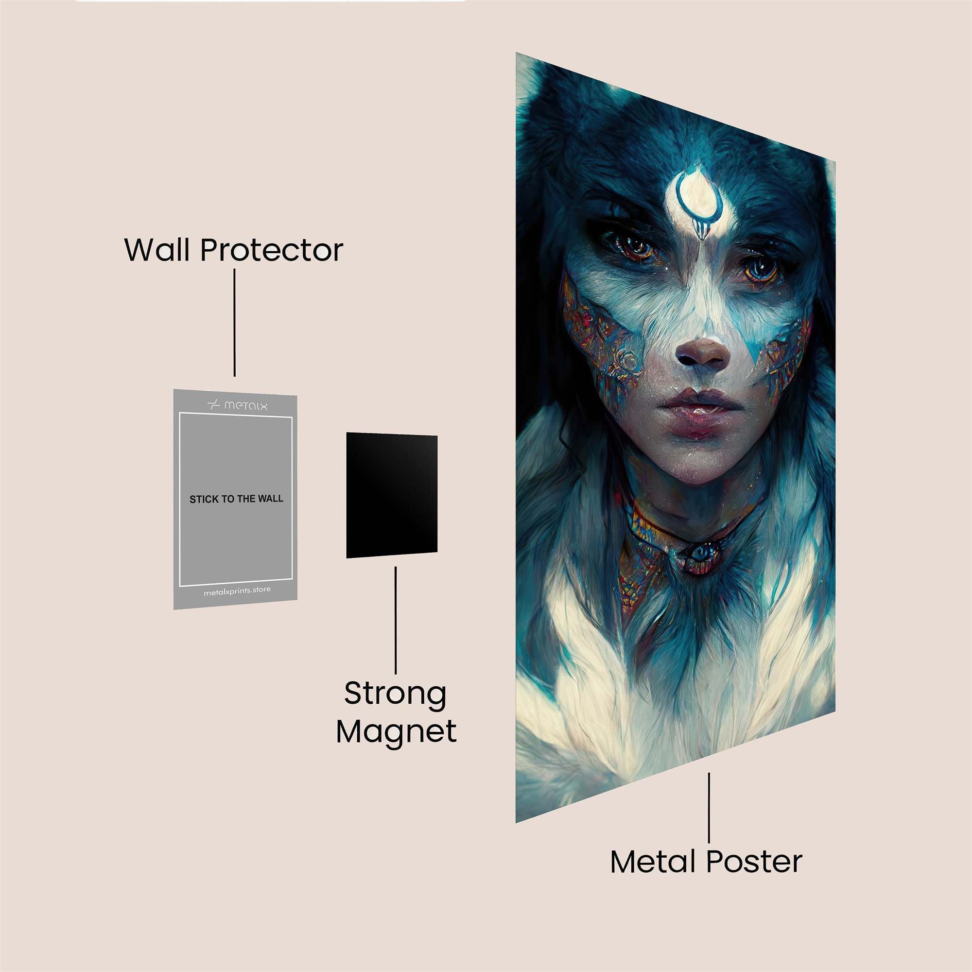 Luna Mystique Safe Wall Magnetic / M