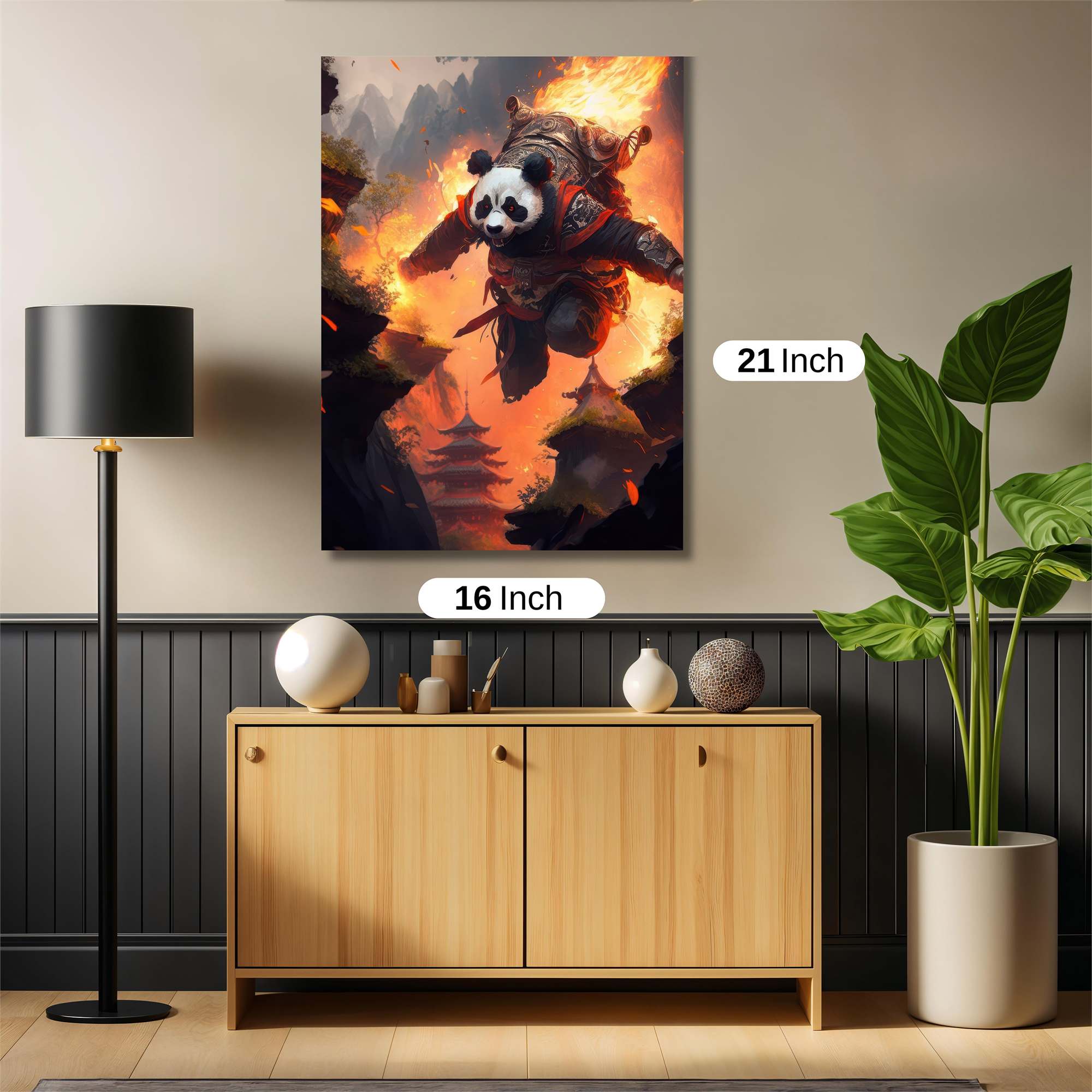 Panda Blaze Safe Wall Magnetic / M