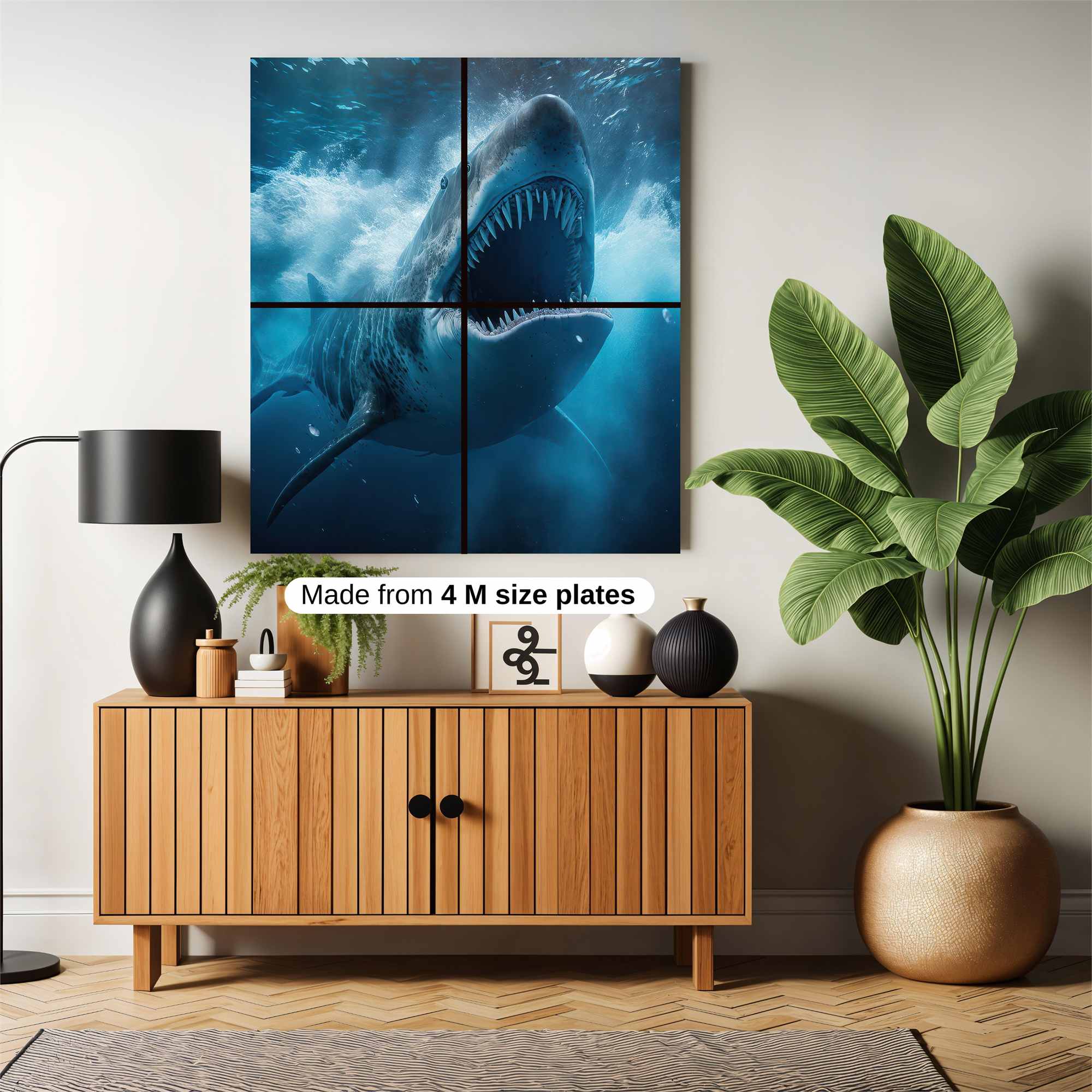 Megalodon Menace Safe Wall Magnetic / M