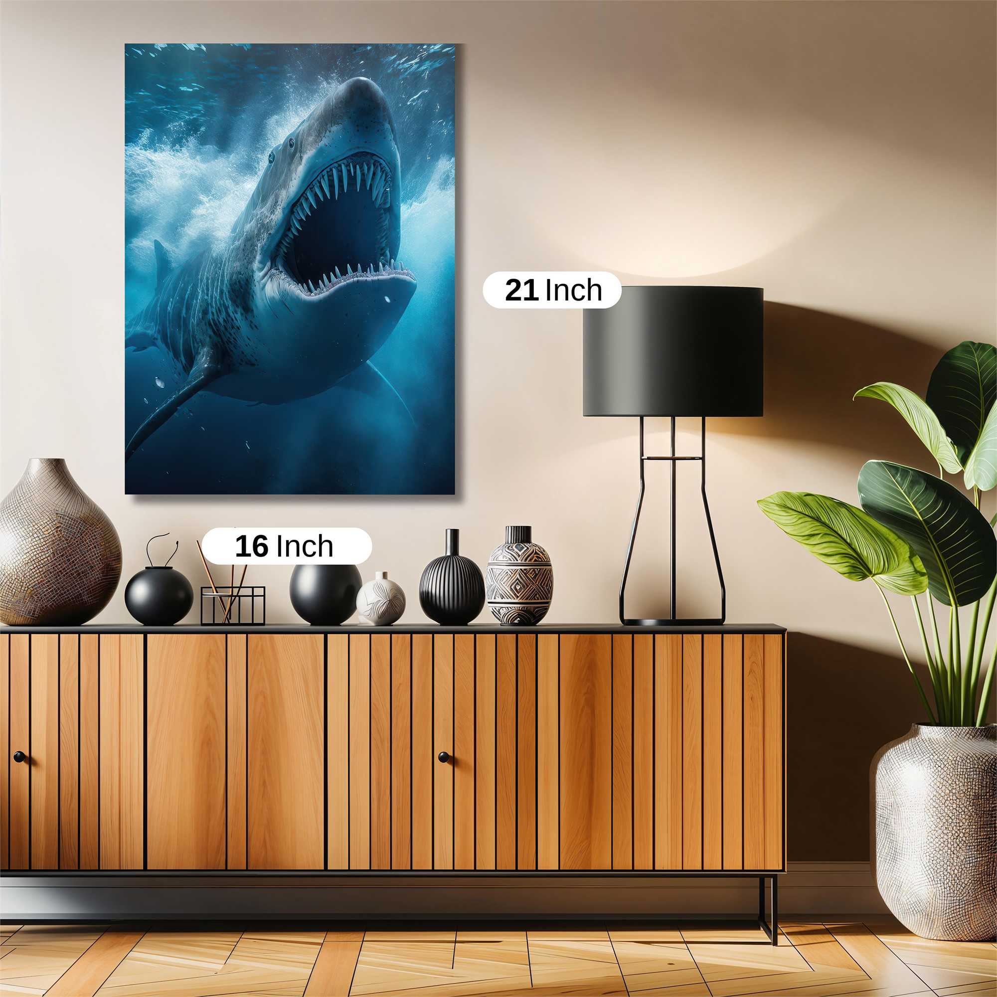 Megalodon Menace Safe Wall Magnetic / M