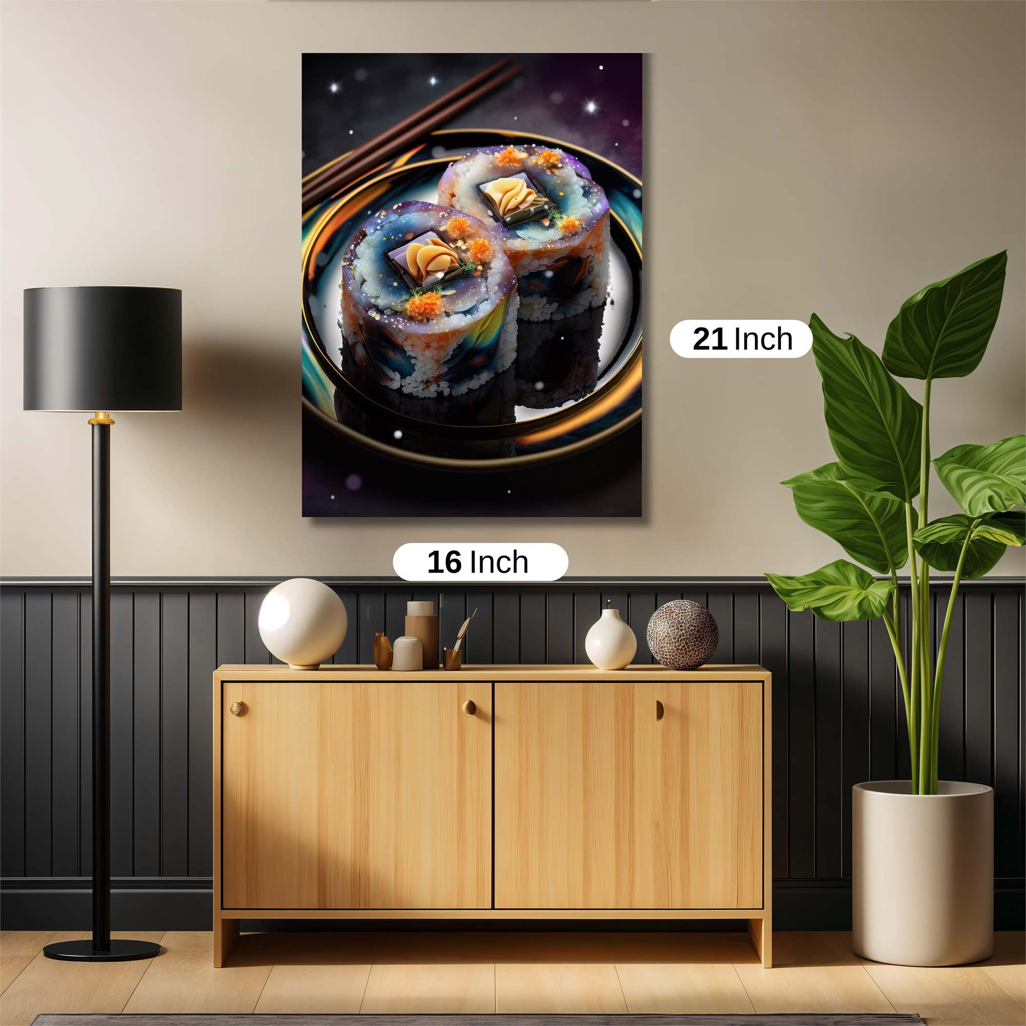 Sushi Galaxy Safe Wall Magnetic / M