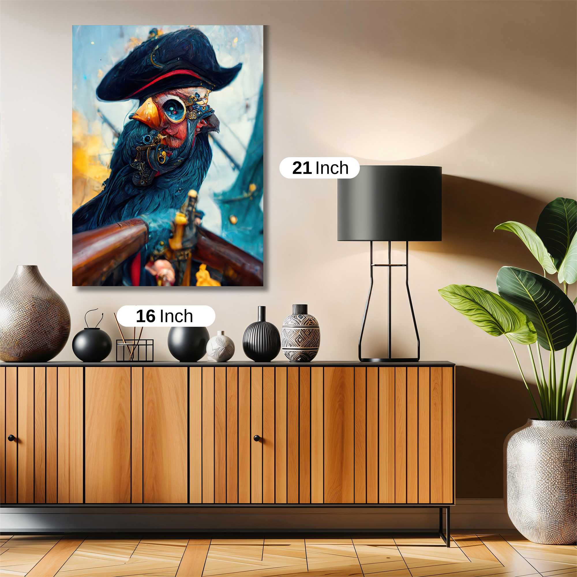 Pirate Whimsy Safe Wall Magnetic / M