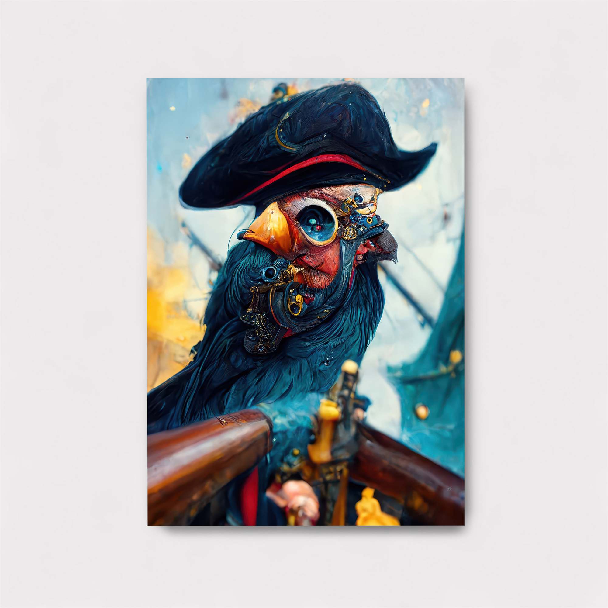 Pirate Whimsy Safe Wall Magnetic / M