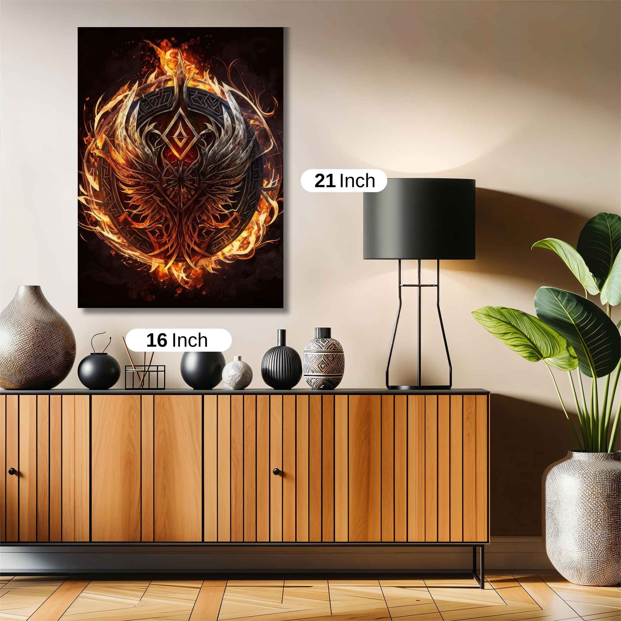 Phoenix Blaze Safe Wall Magnetic / M