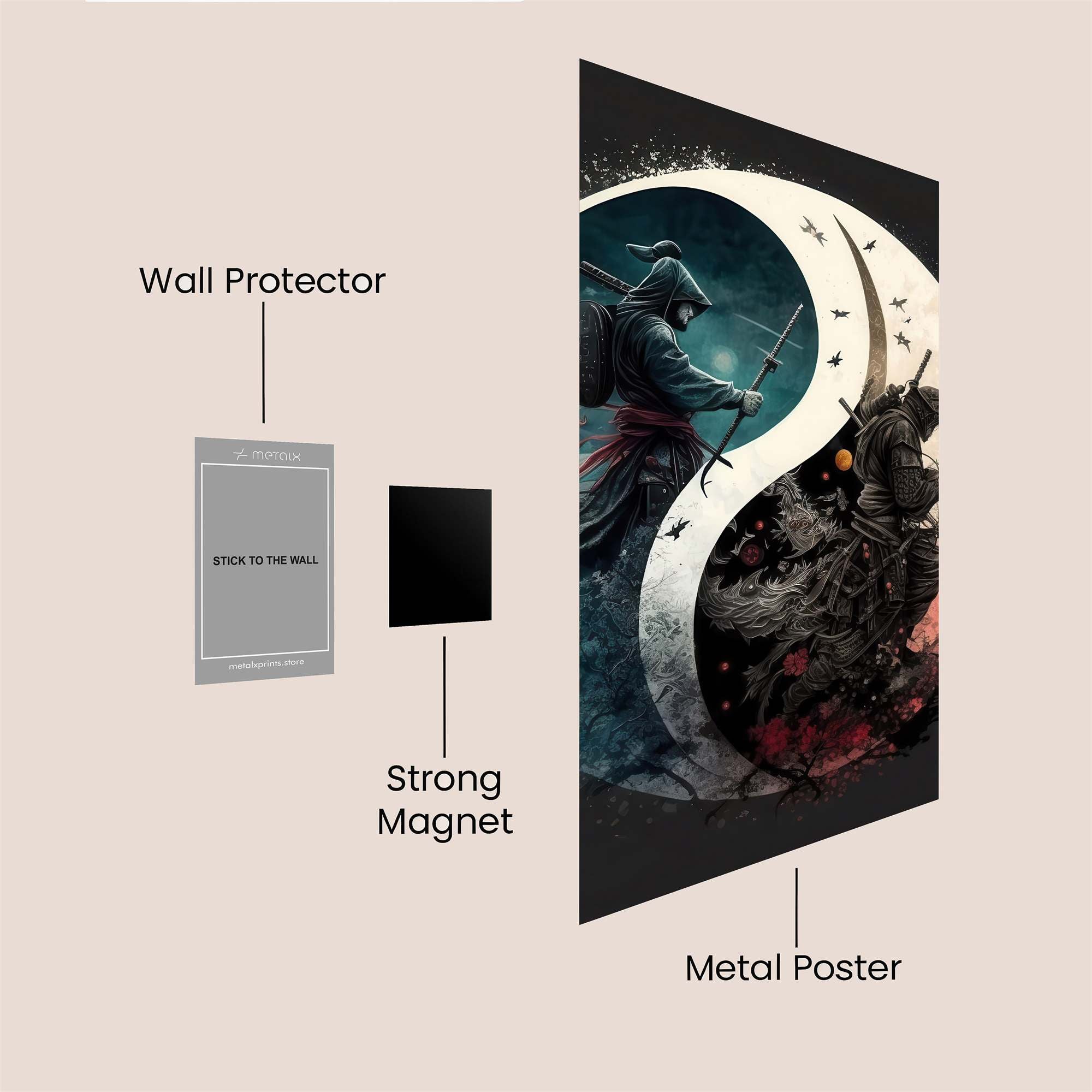 Samurai Serenity Safe Wall Magnetic / M