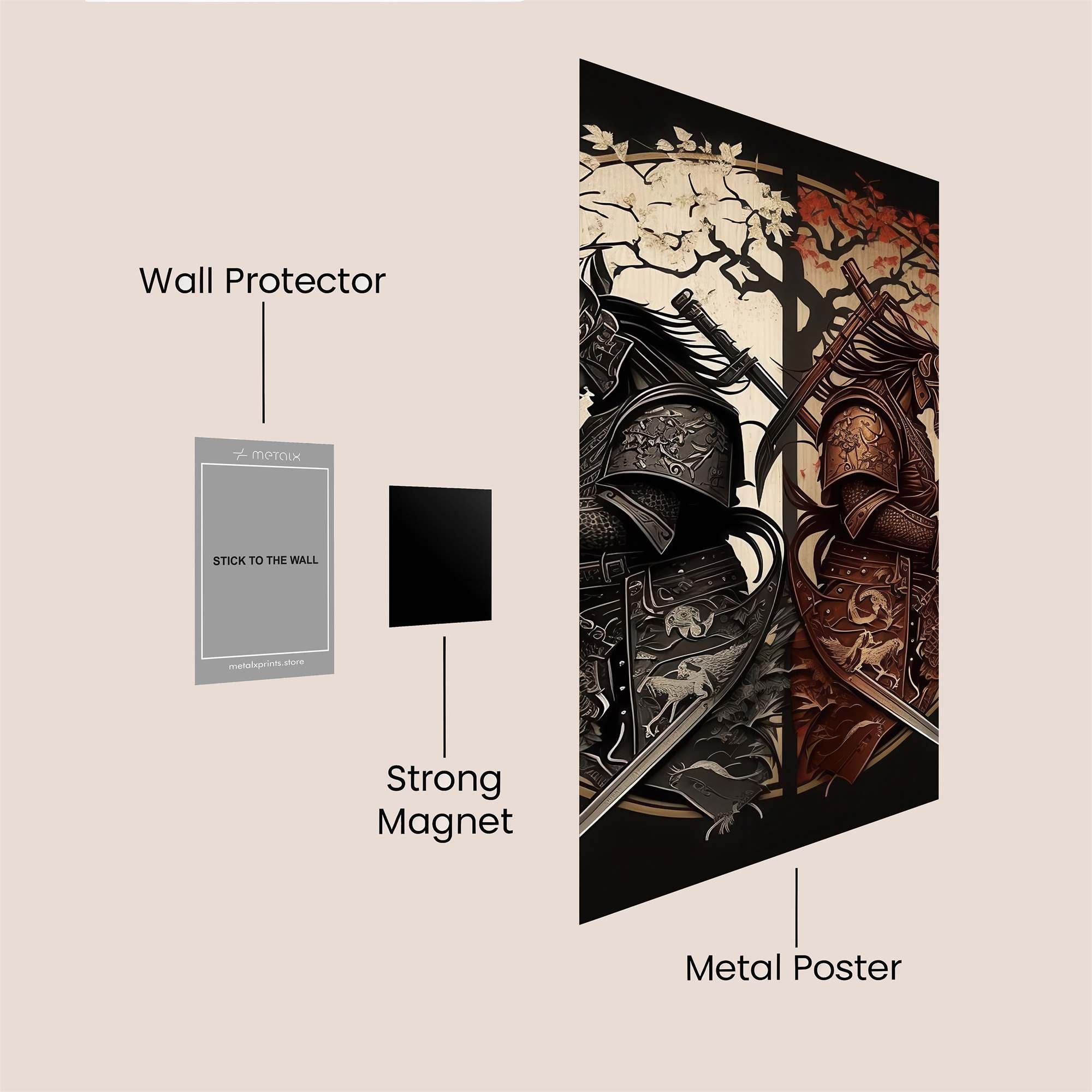 Samurai Serenity Safe Wall Magnetic / M