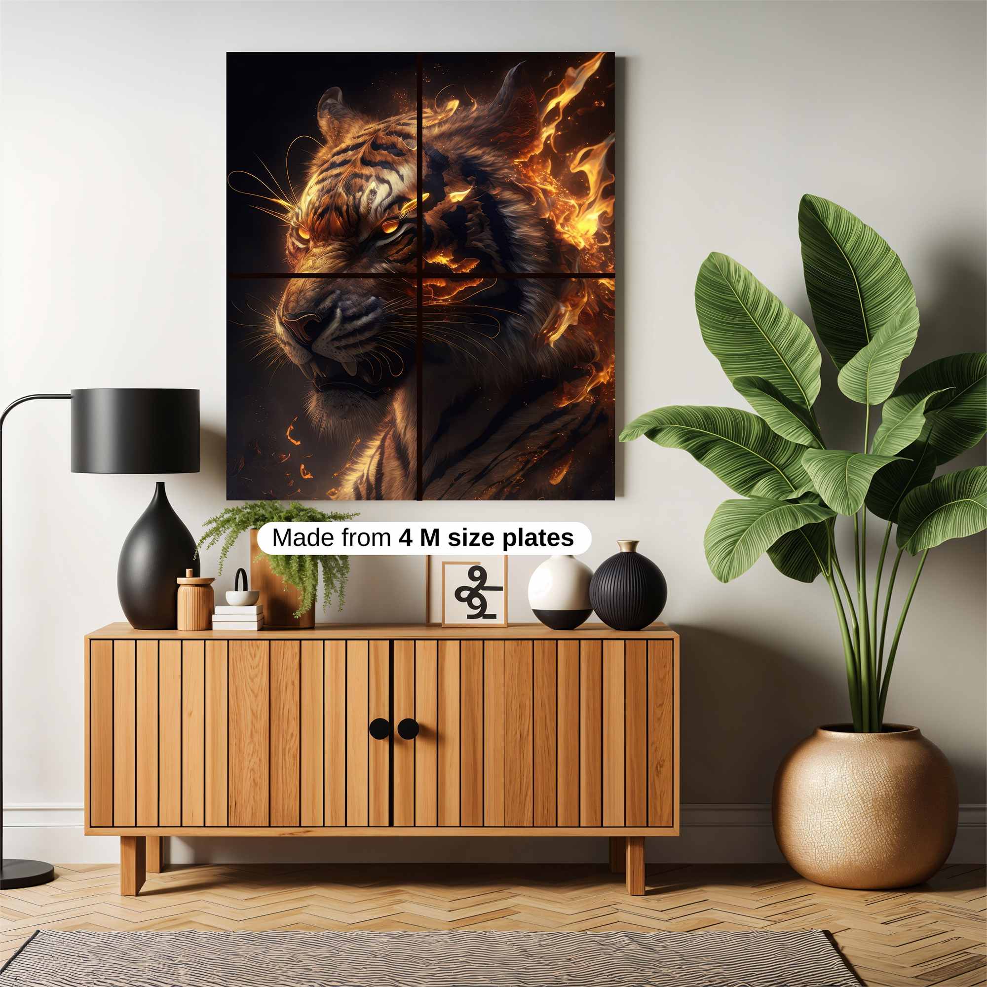 Tiger Blaze Safe Wall Magnetic / M