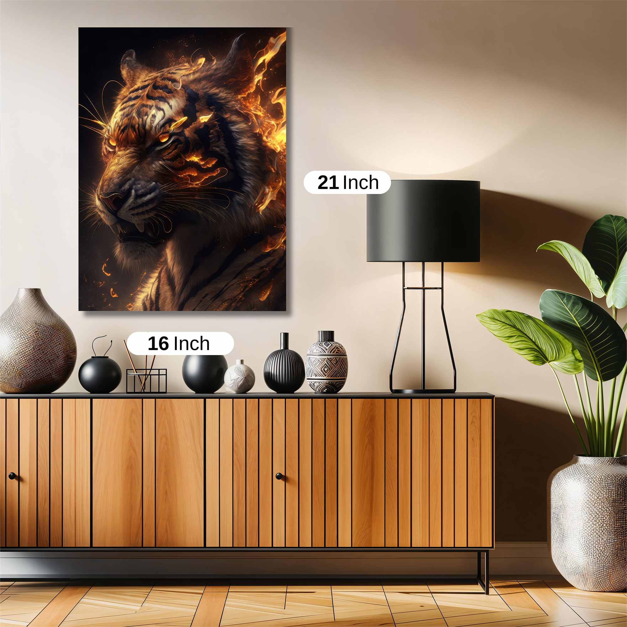 Tiger Blaze Safe Wall Magnetic / M