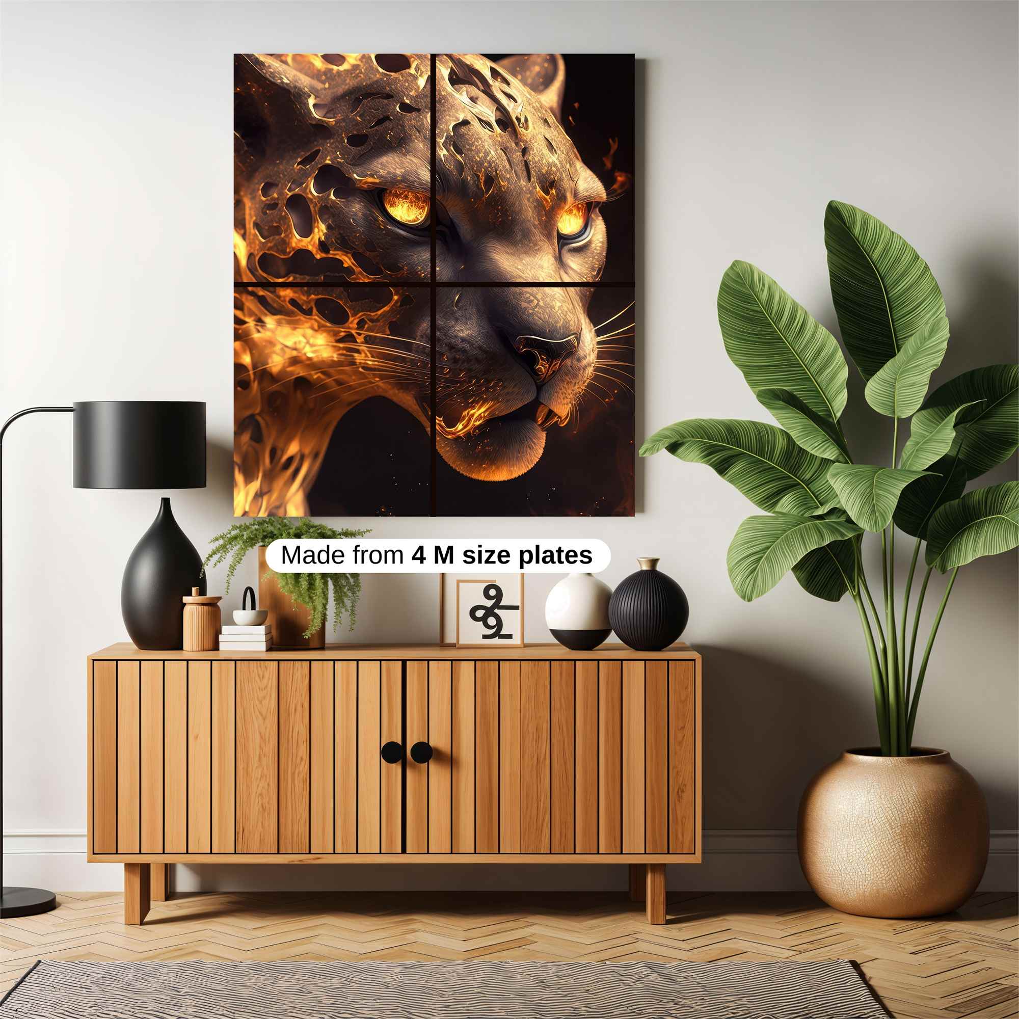 Fire Leopard Safe Wall Magnetic / M