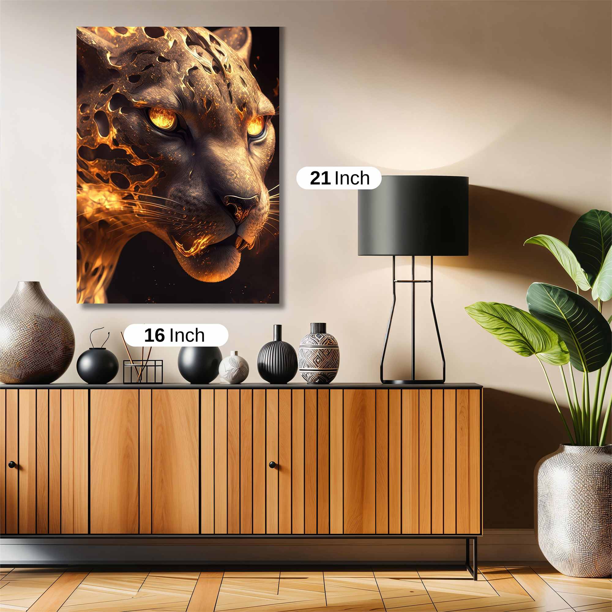 Fire Leopard Safe Wall Magnetic / M