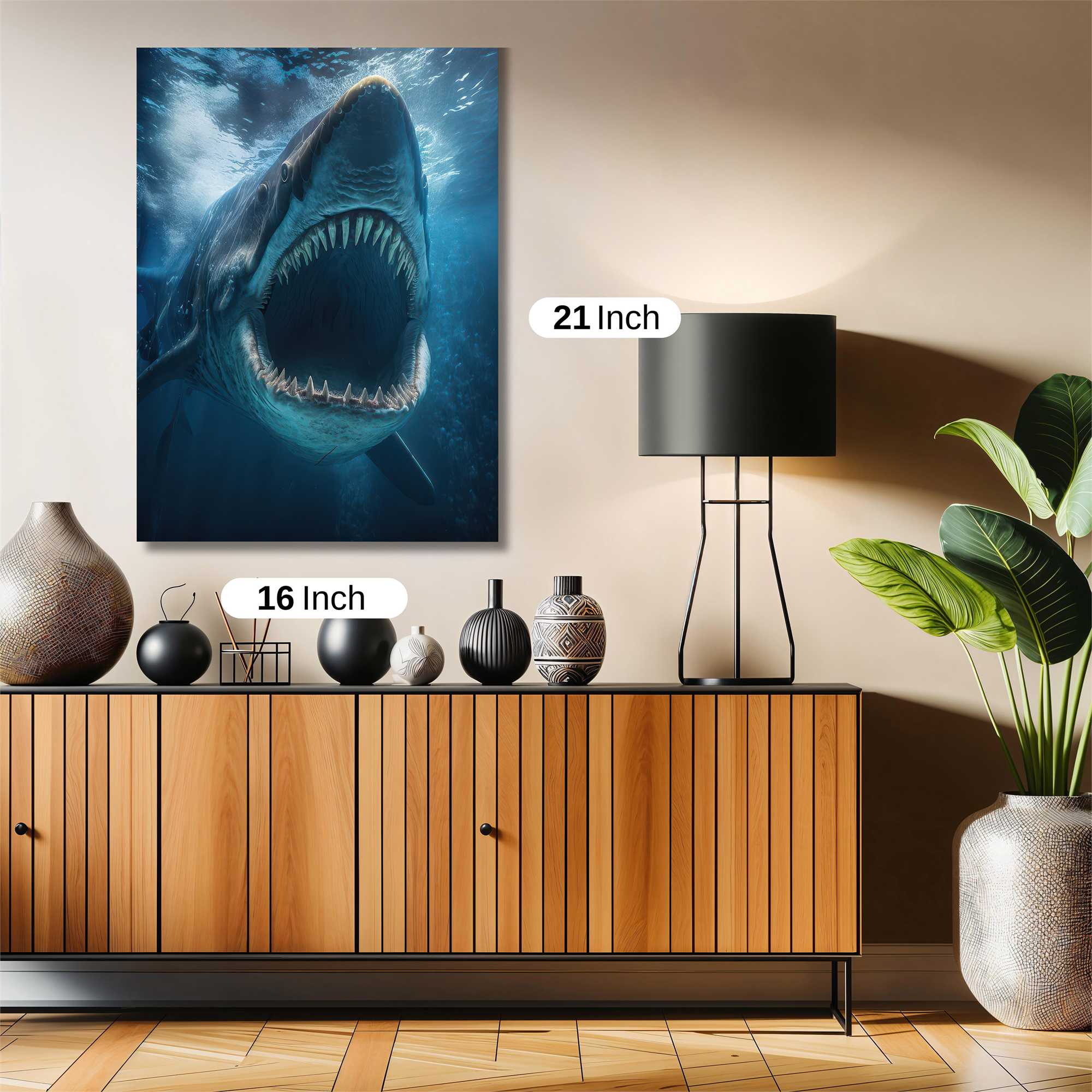 Megalodon Menace Safe Wall Magnetic / M