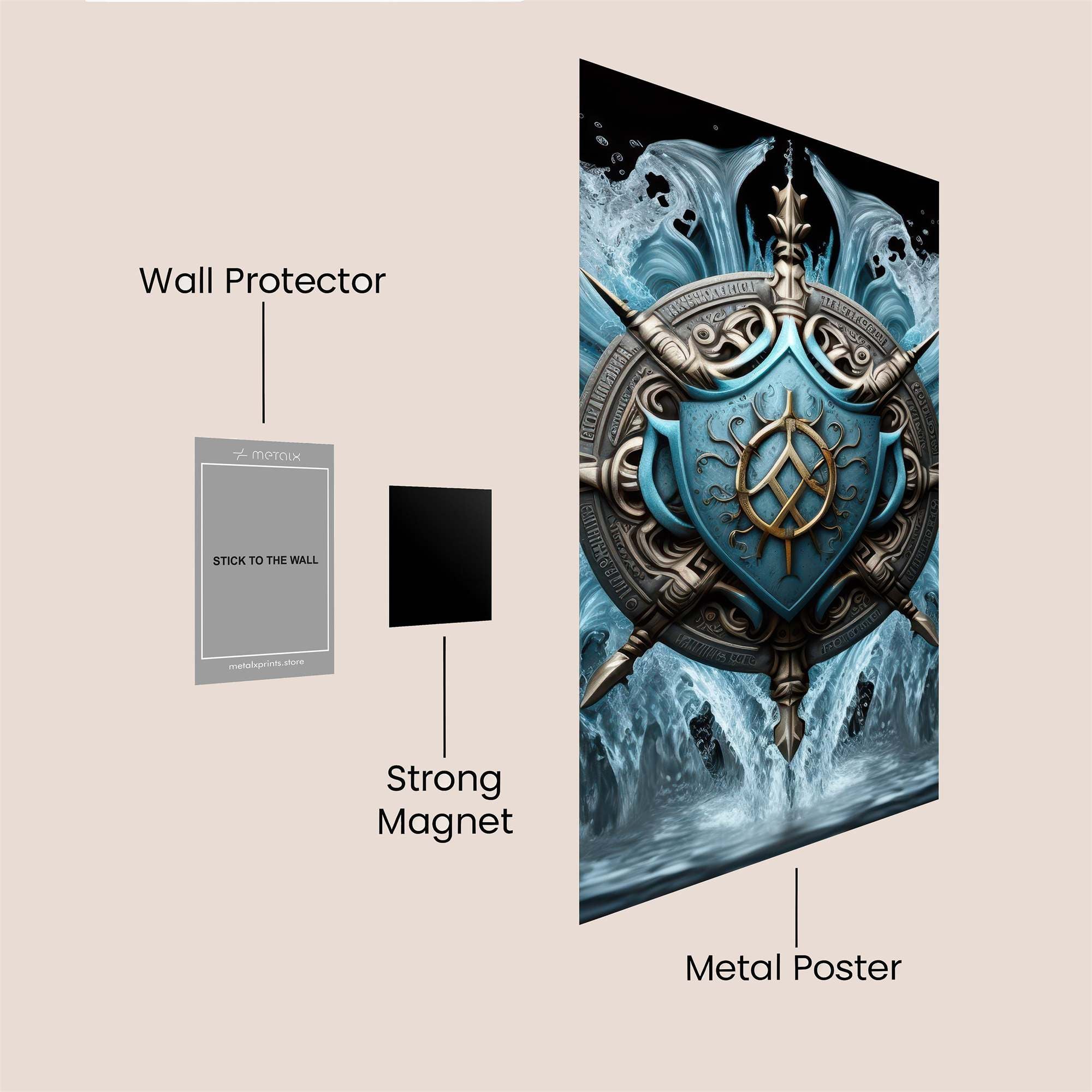 AquaShield Safe Wall Magnetic / M
