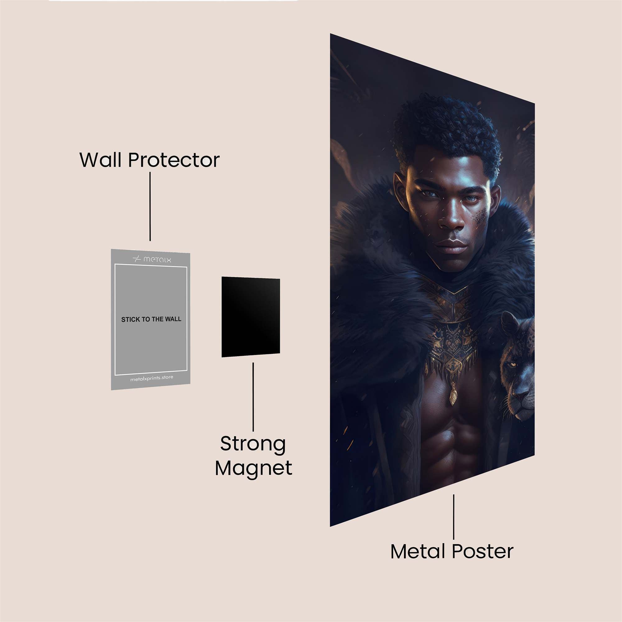 Panther Majesty Safe Wall Magnetic / M