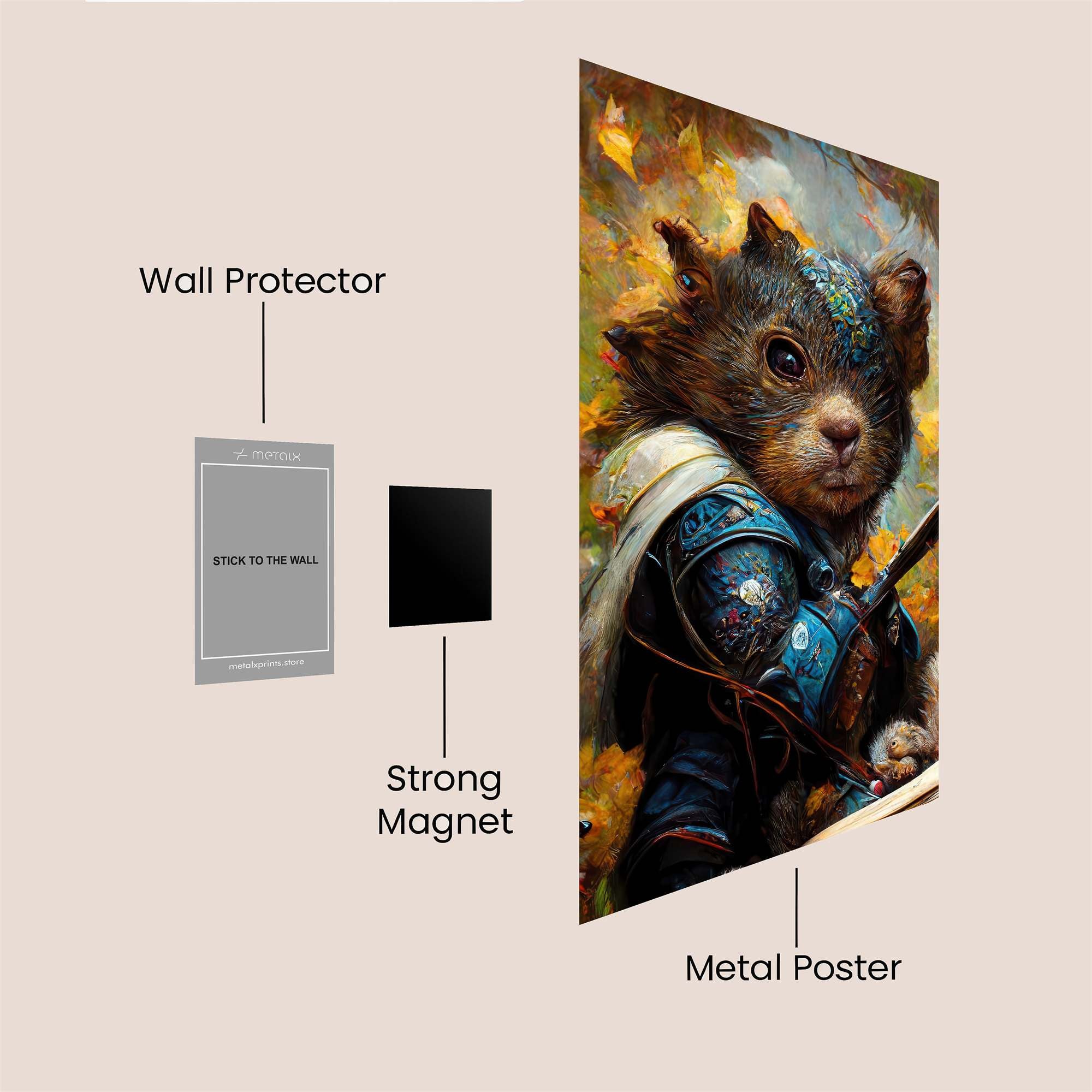 Squire Serenity Safe Wall Magnetic / M